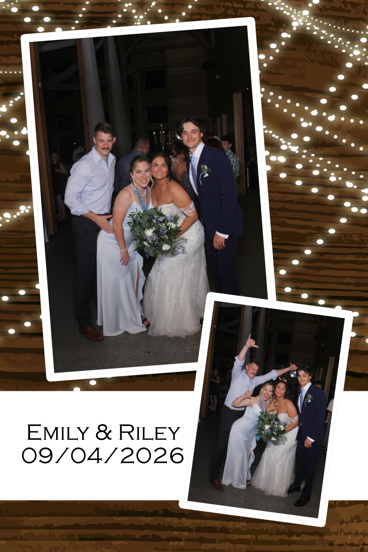 Emily & Riley | View more photos from the event at gallery.photoboothcincy.com/u/PhotoBoothCincy/Emily-Riley