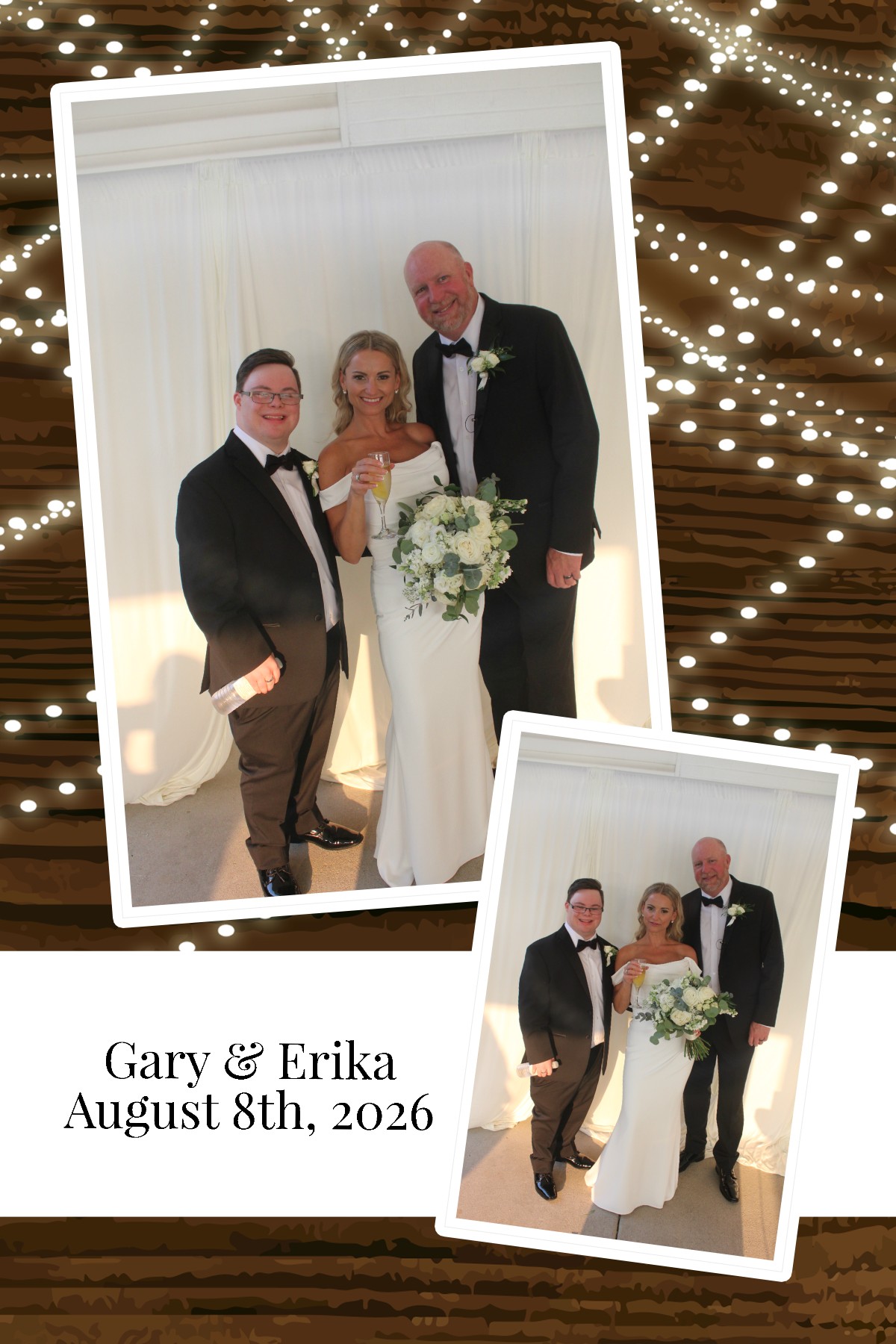 Erika & Gary | View more photos from the event at gallery.photoboothcincy.com/u/PhotoBoothCincy/Erika-Gary