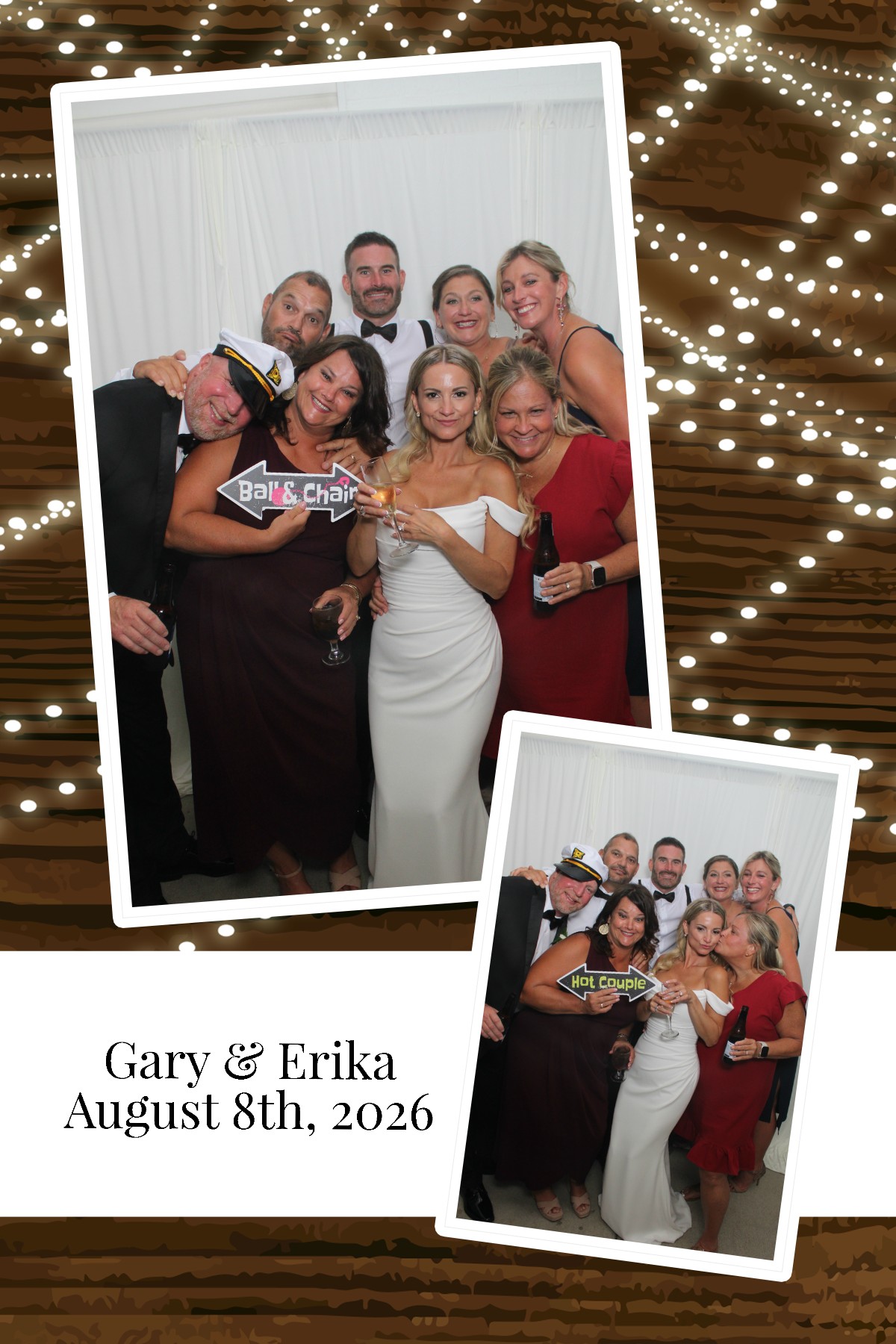 Erika & Gary | View more photos from the event at gallery.photoboothcincy.com/u/PhotoBoothCincy/Erika-Gary