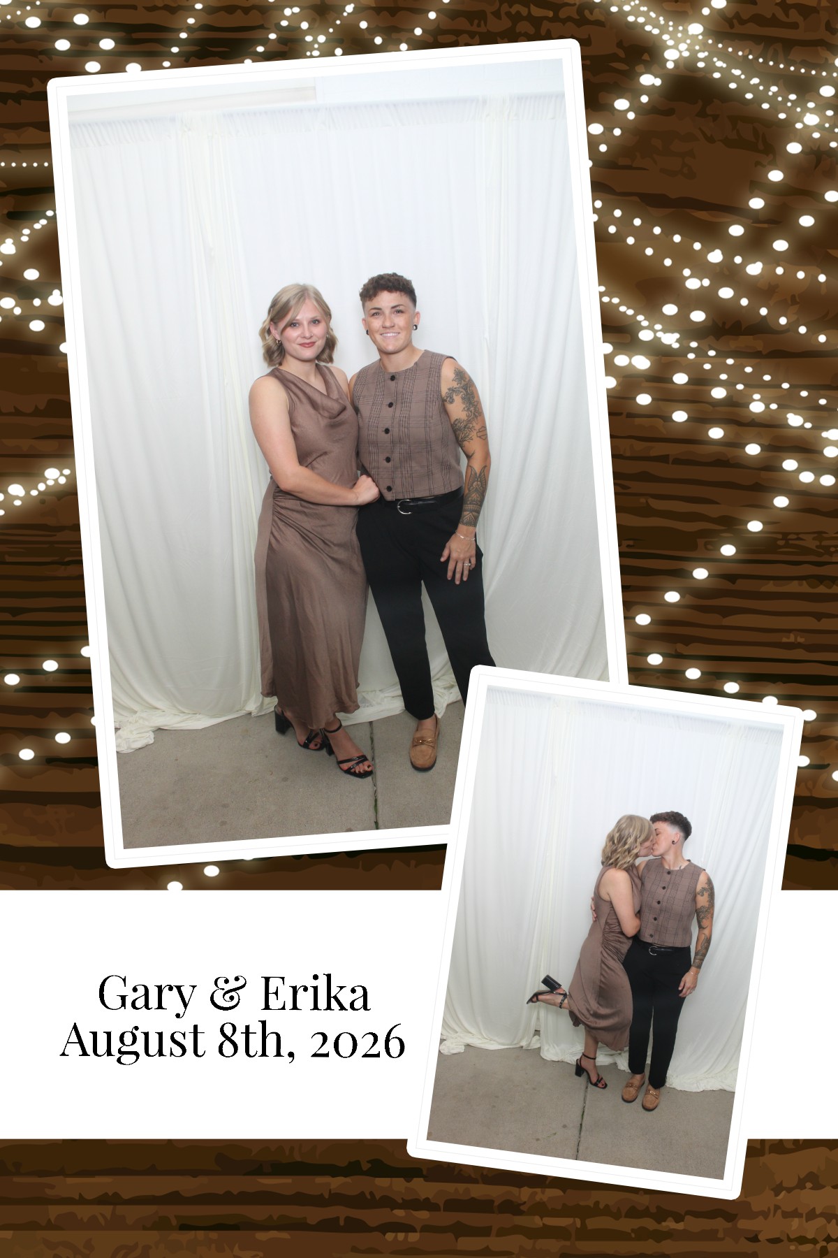 Erika & Gary | View more photos from the event at gallery.photoboothcincy.com/u/PhotoBoothCincy/Erika-Gary