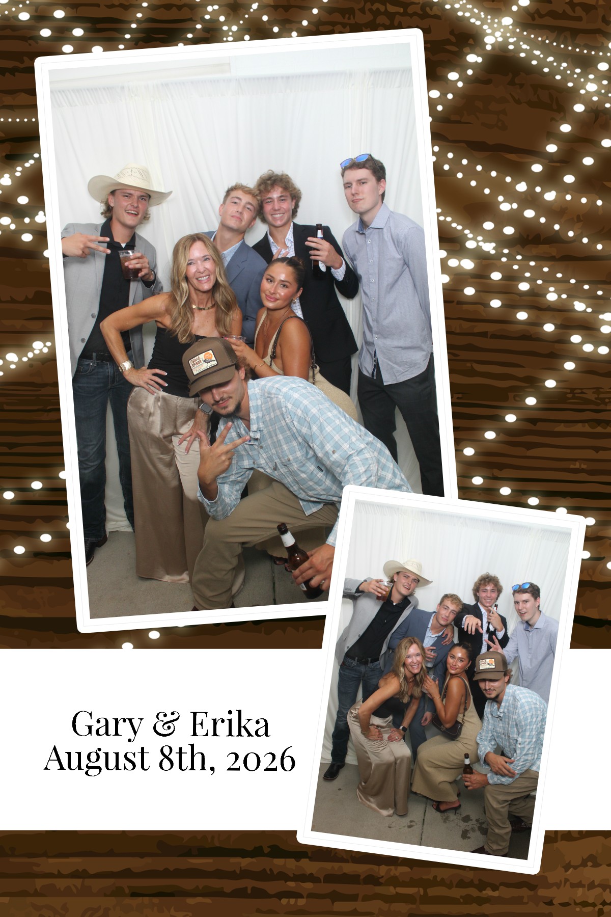 Erika & Gary | View more photos from the event at gallery.photoboothcincy.com/u/PhotoBoothCincy/Erika-Gary
