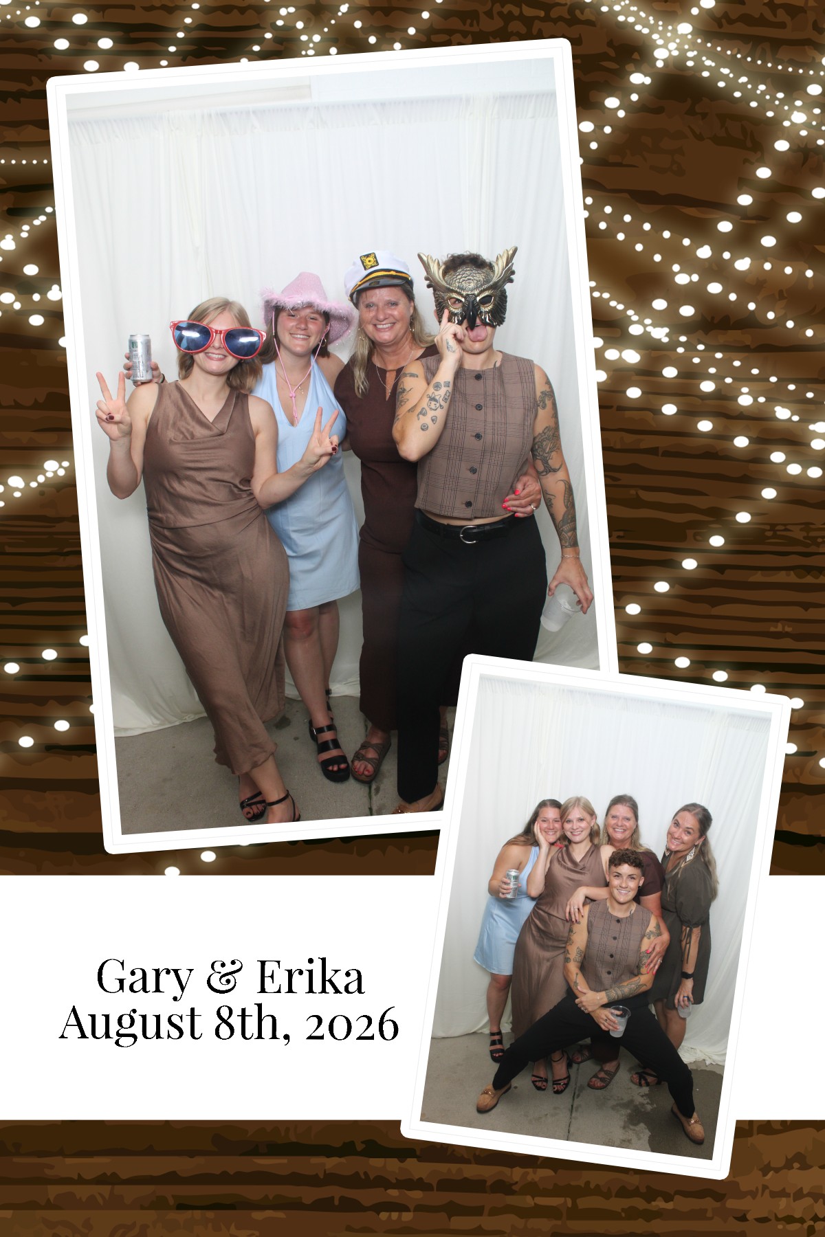 Erika & Gary | View more photos from the event at gallery.photoboothcincy.com/u/PhotoBoothCincy/Erika-Gary