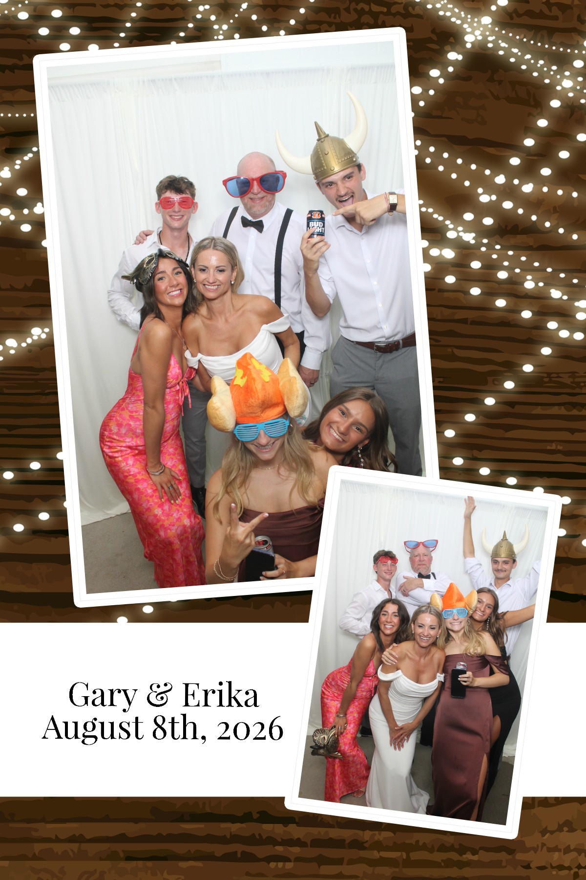 Erika & Gary | View more photos from the event at gallery.photoboothcincy.com/u/PhotoBoothCincy/Erika-Gary