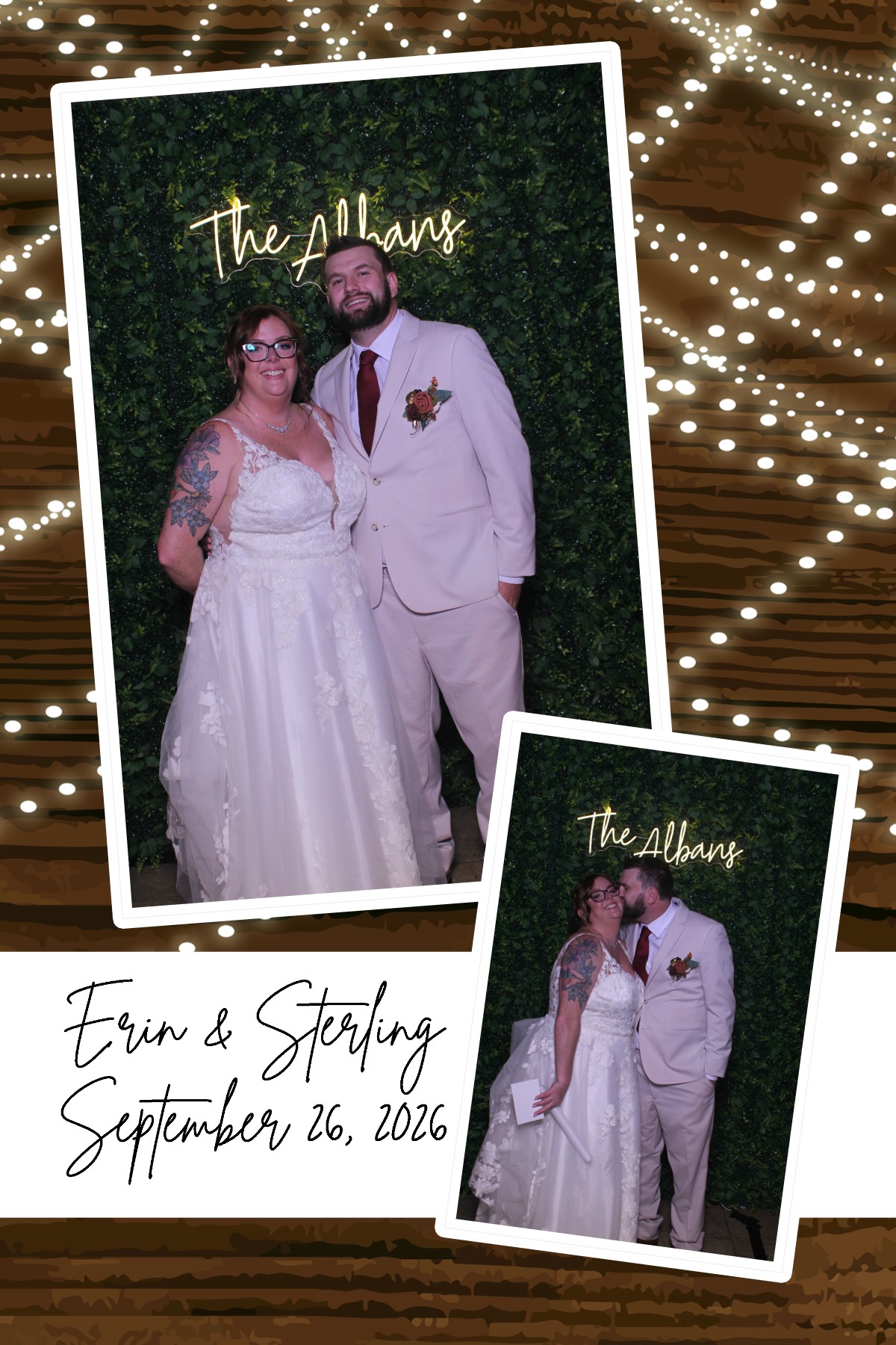 Erin & Sterling Wedding | View more photos from the event at gallery.photoboothcincy.com/u/PhotoBoothCincy/Erin-Sterling-Wedding