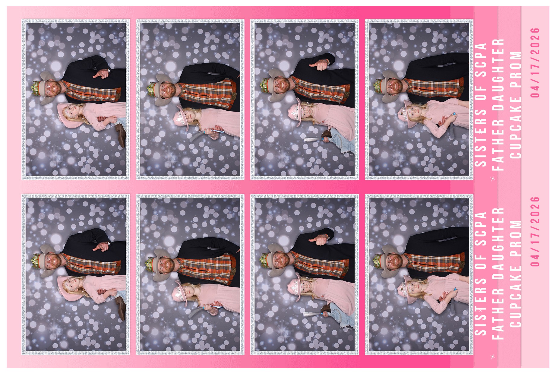 Father Daughter Cupcake Prom | View more photos from the event at gallery.photoboothcincy.com/u/PhotoBoothCincy/Father-Daughter-Cupcake-Prom-2
