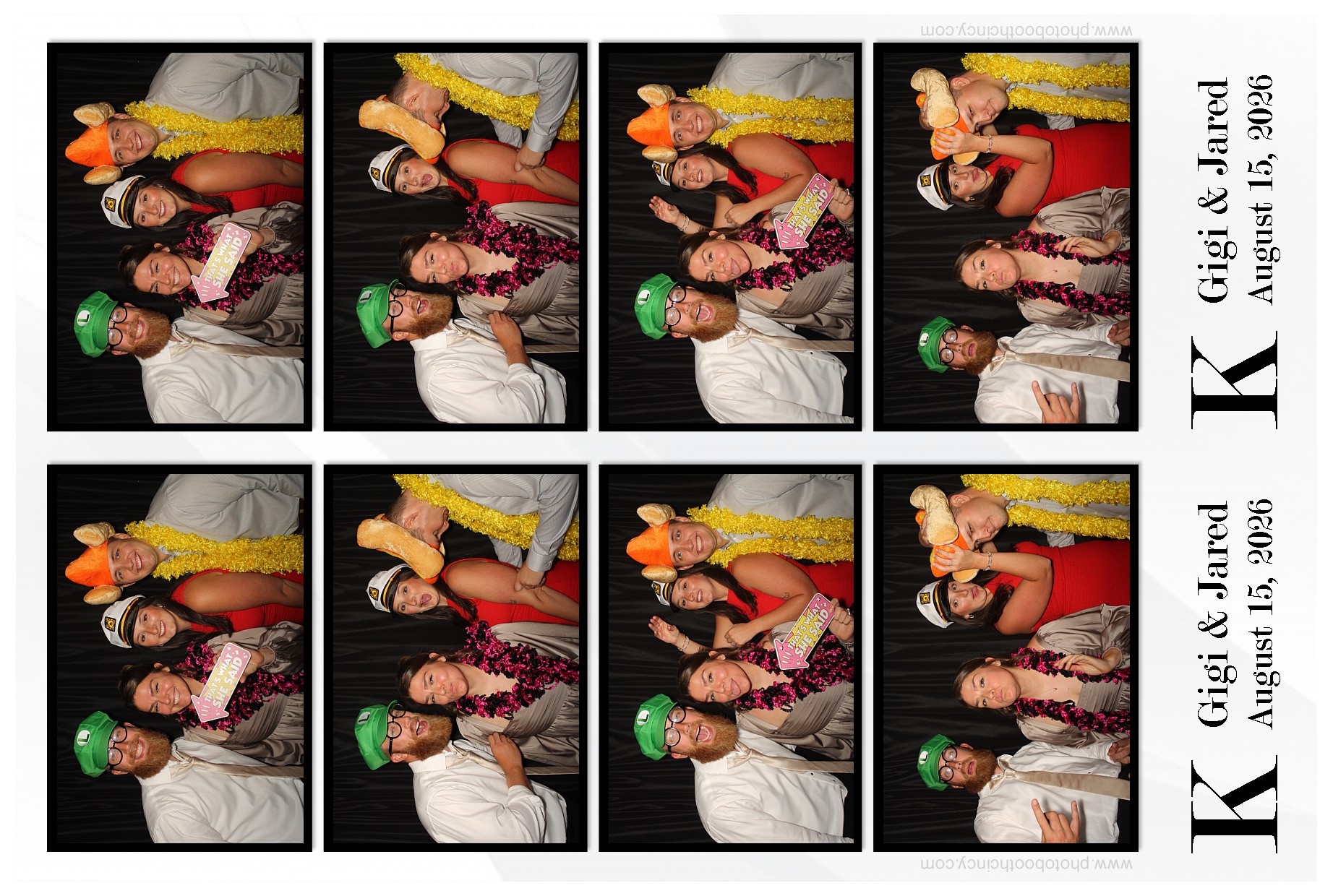 Gigi & Jared | View more photos from the event at gallery.photoboothcincy.com/u/PhotoBoothCincy/Gigi-Jared