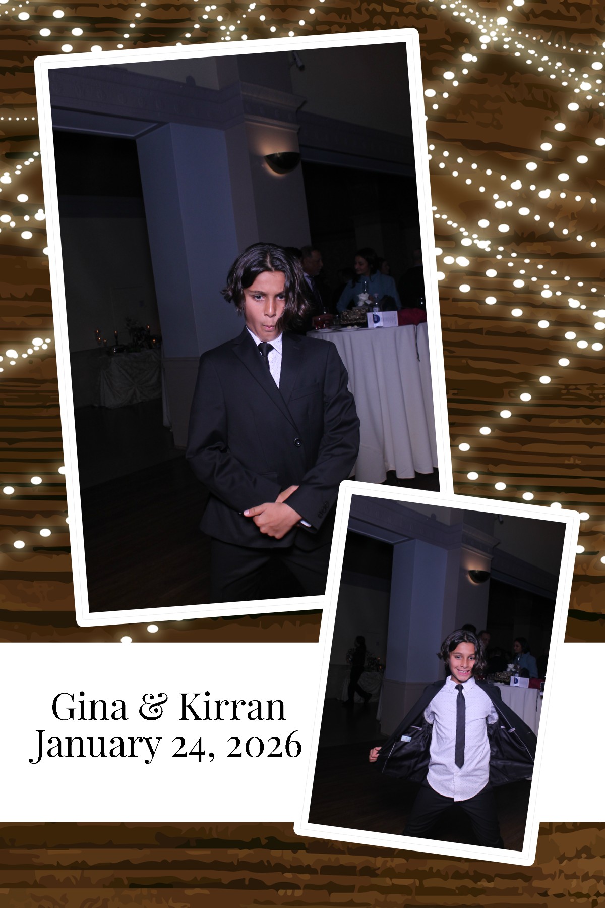 Gina & Kirran | View more photos from the event at gallery.photoboothcincy.com/u/PhotoBoothCincy/Gina-Kirran
