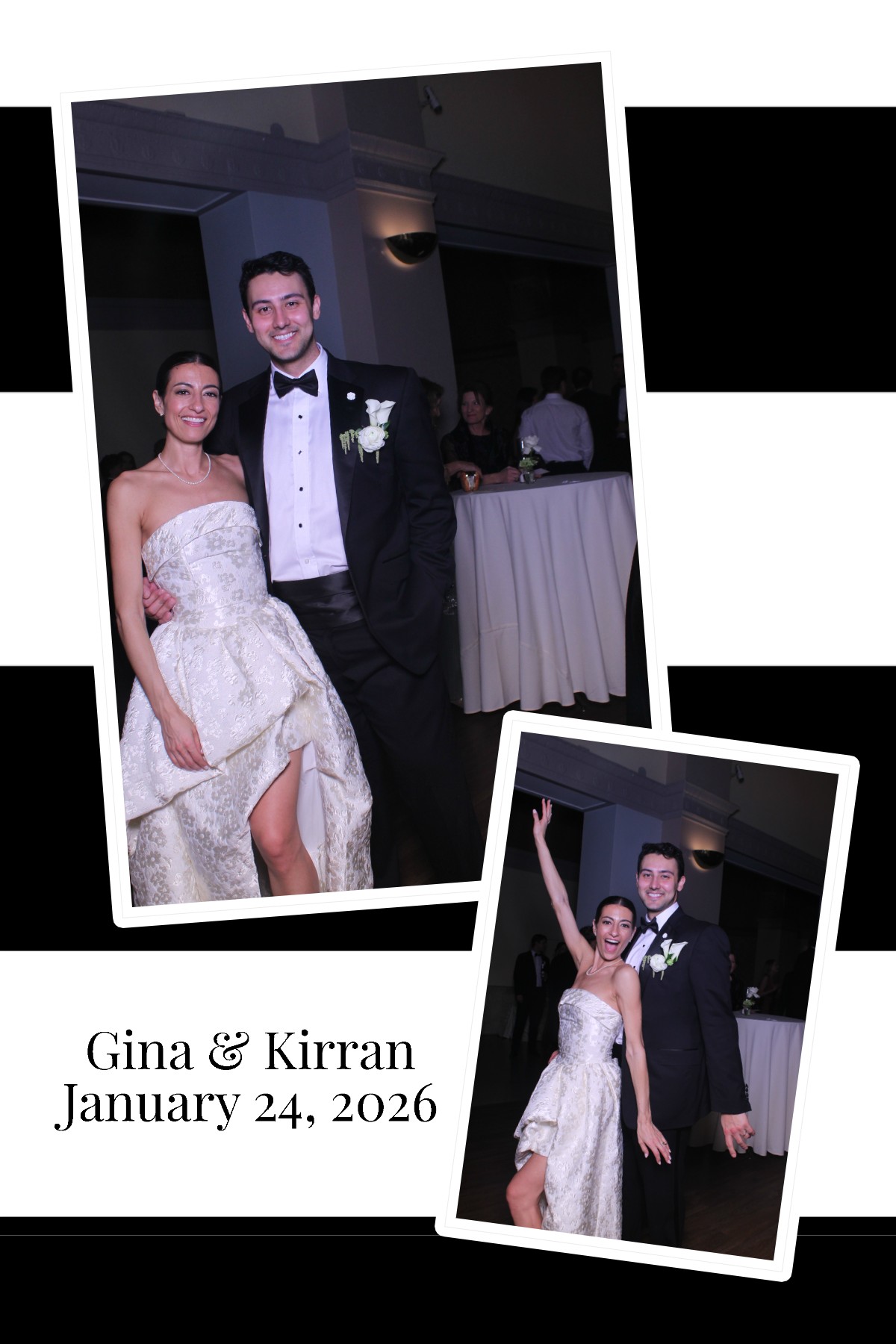Gina & Kirran | View more photos from the event at gallery.photoboothcincy.com/u/PhotoBoothCincy/Gina-Kirran