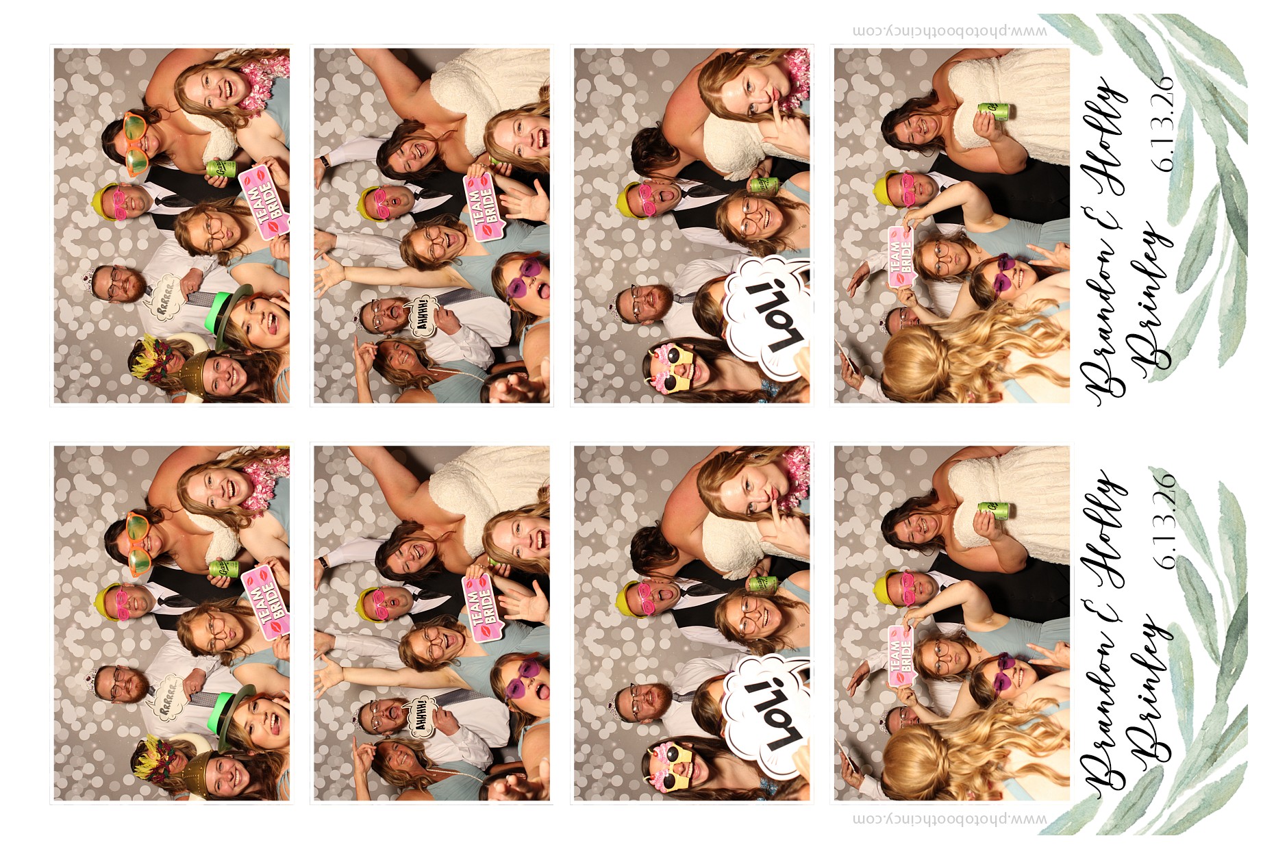 Holly & Brandon | View more photos from the event at gallery.photoboothcincy.com/u/PhotoBoothCincy/Holly-Brandon