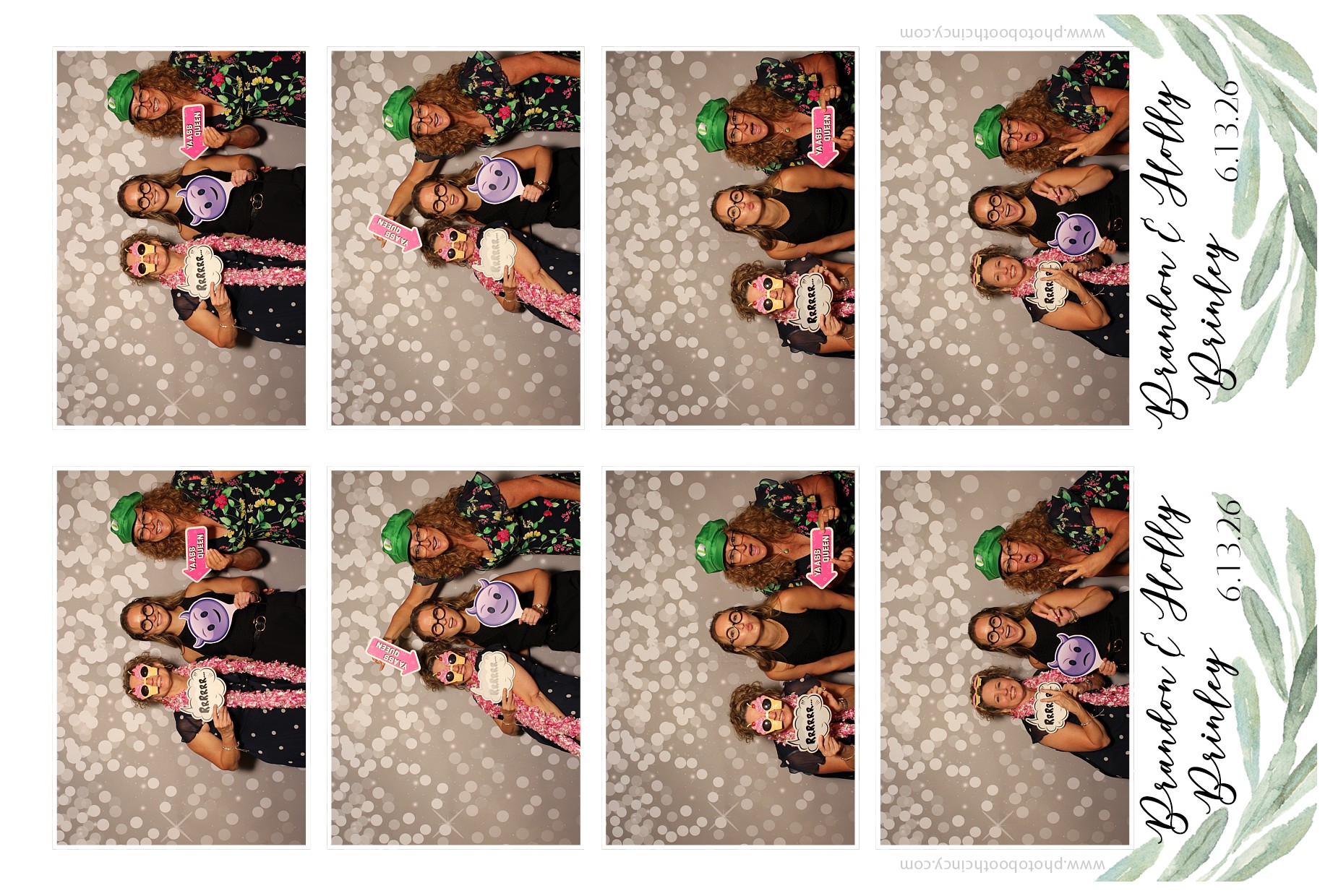 Holly & Brandon | View more photos from the event at gallery.photoboothcincy.com/u/PhotoBoothCincy/Holly-Brandon