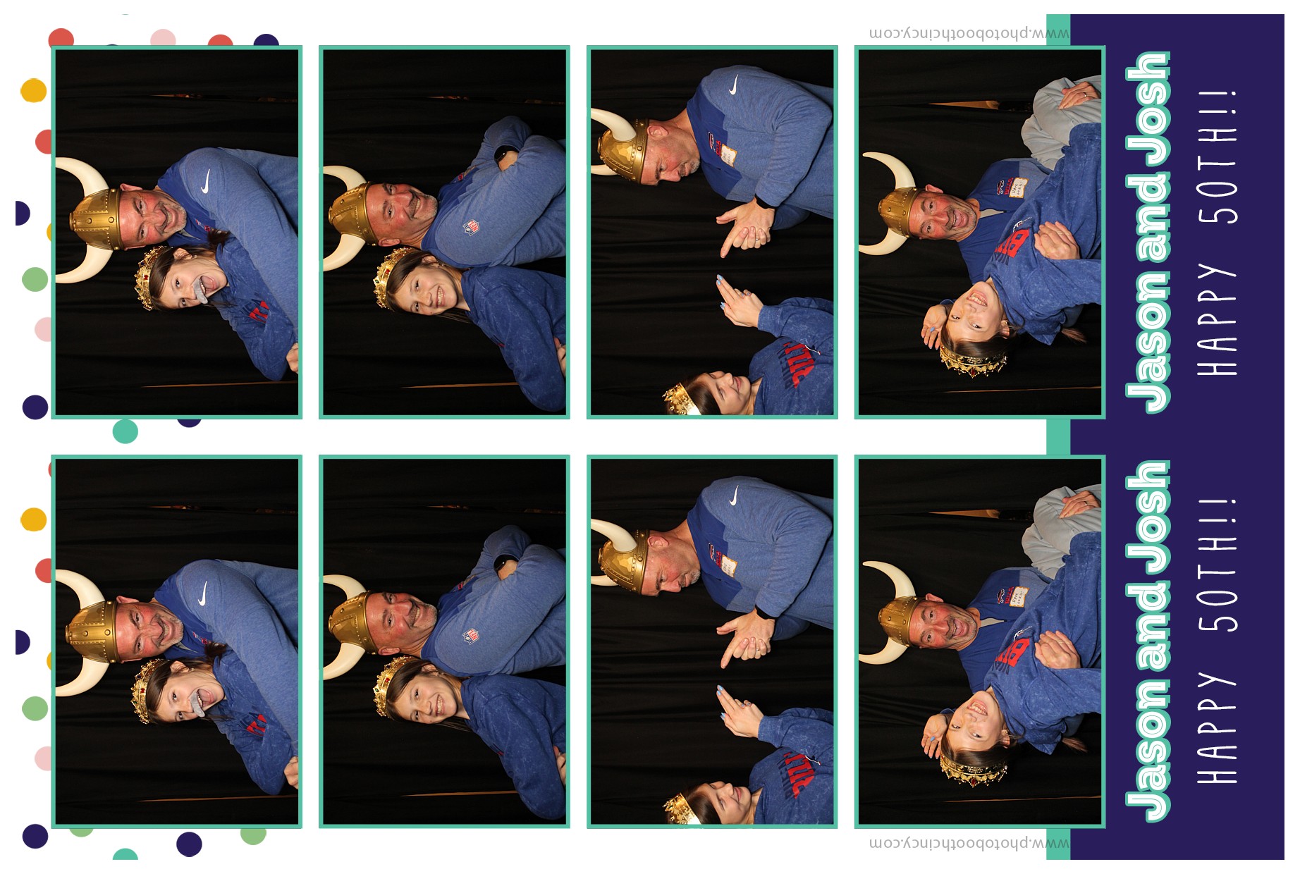 Jason & Josh 50th Birthday | View more photos from the event at gallery.photoboothcincy.com/u/PhotoBoothCincy/Jason-Josh-50th-Birthday