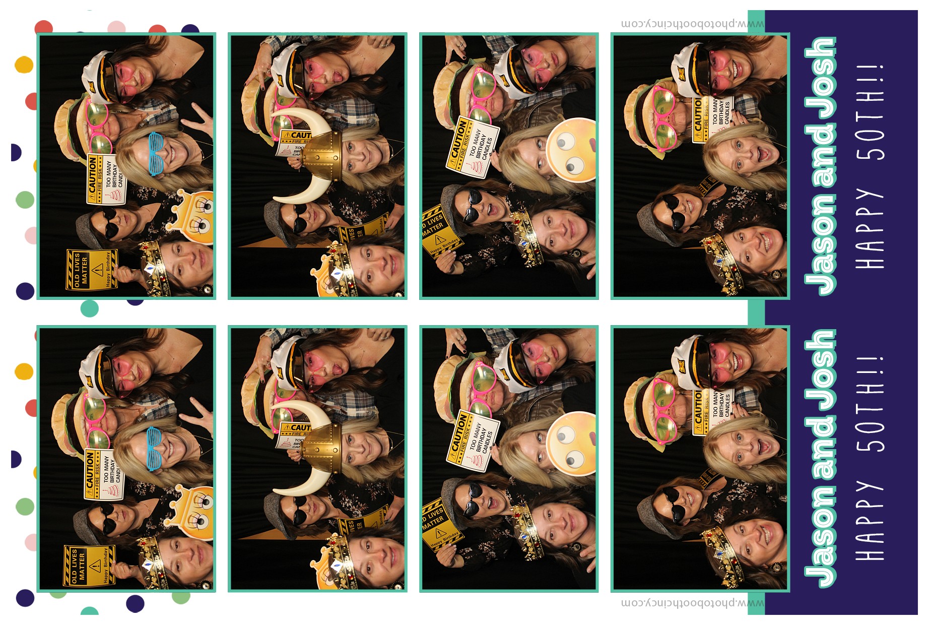 Jason & Josh 50th Birthday | View more photos from the event at gallery.photoboothcincy.com/u/PhotoBoothCincy/Jason-Josh-50th-Birthday