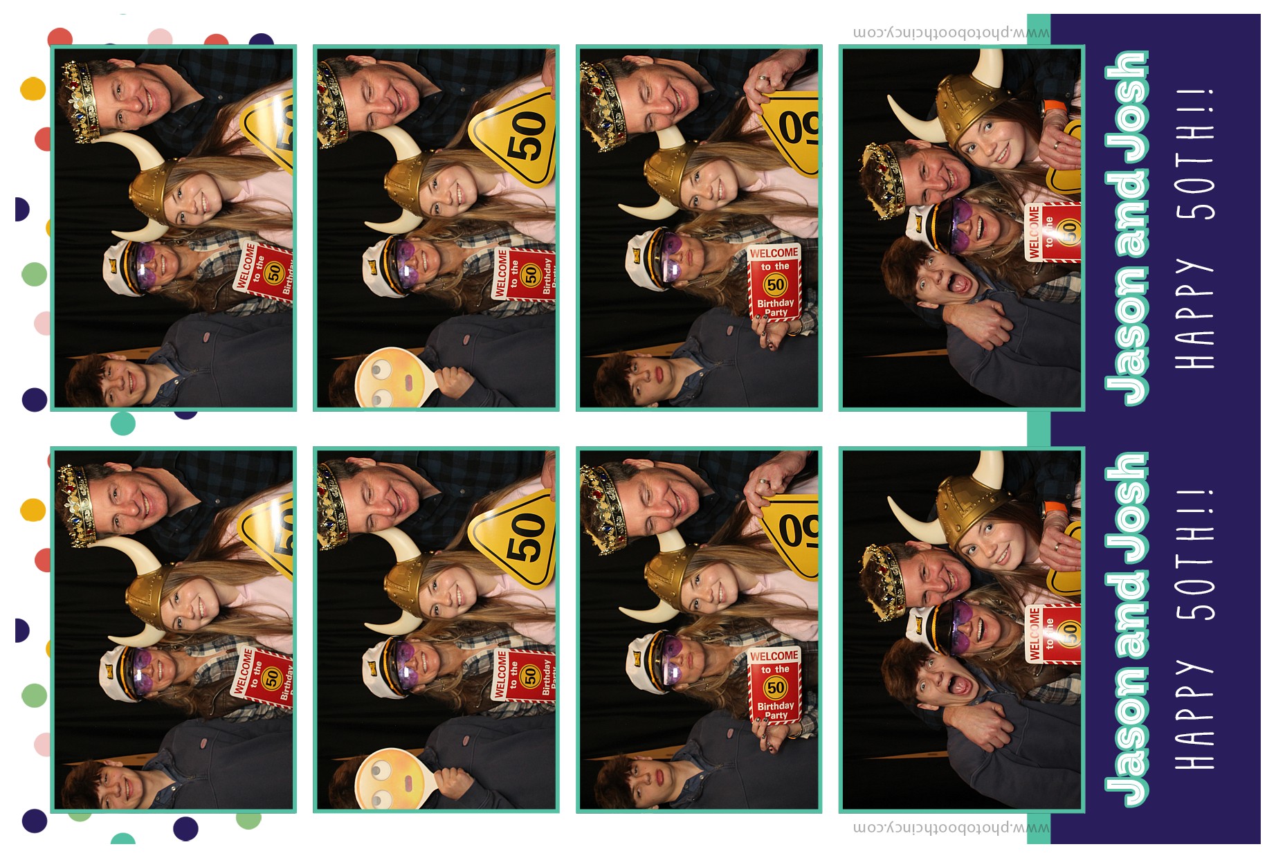 Jason & Josh 50th Birthday | View more photos from the event at gallery.photoboothcincy.com/u/PhotoBoothCincy/Jason-Josh-50th-Birthday
