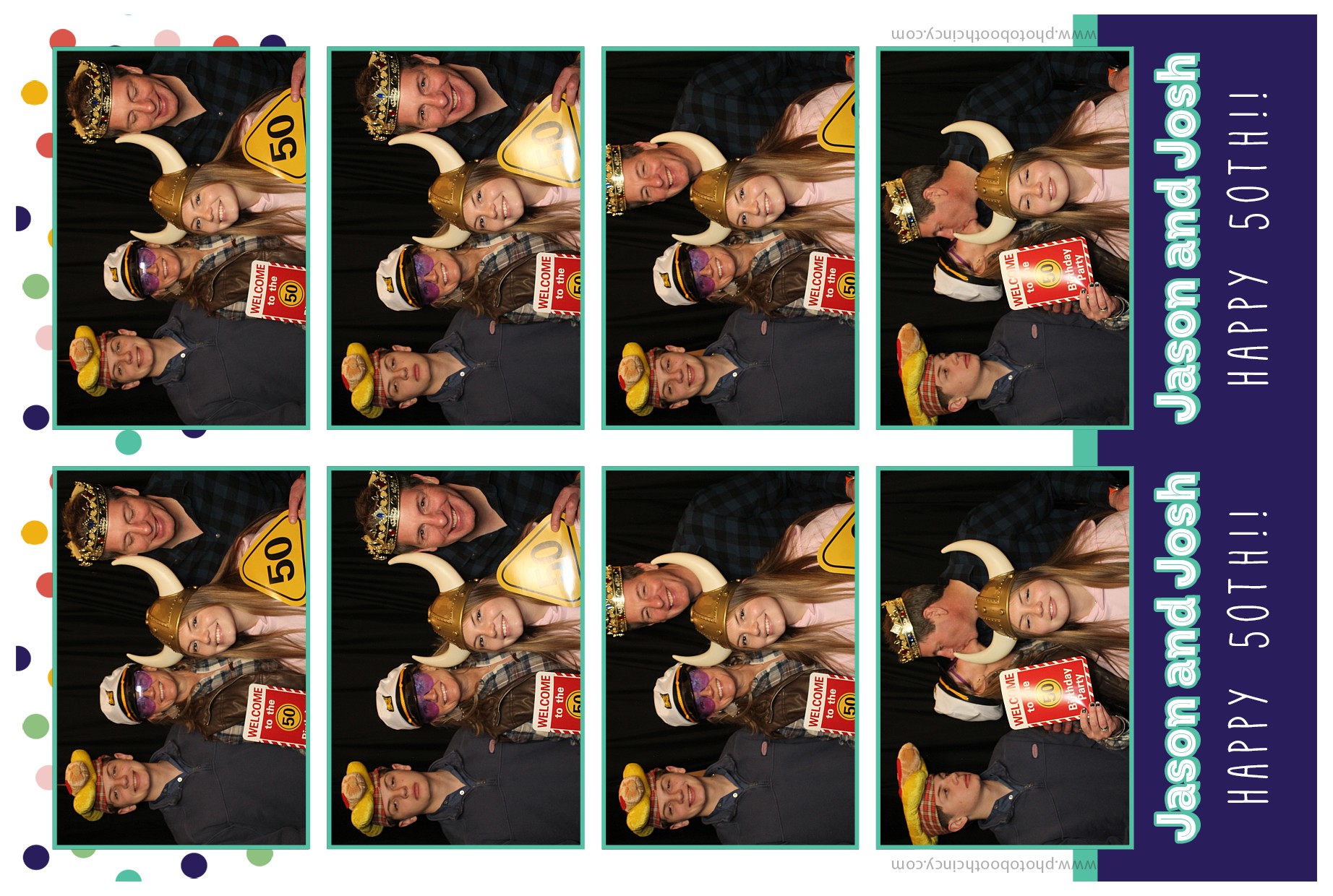 Jason & Josh 50th Birthday | View more photos from the event at gallery.photoboothcincy.com/u/PhotoBoothCincy/Jason-Josh-50th-Birthday