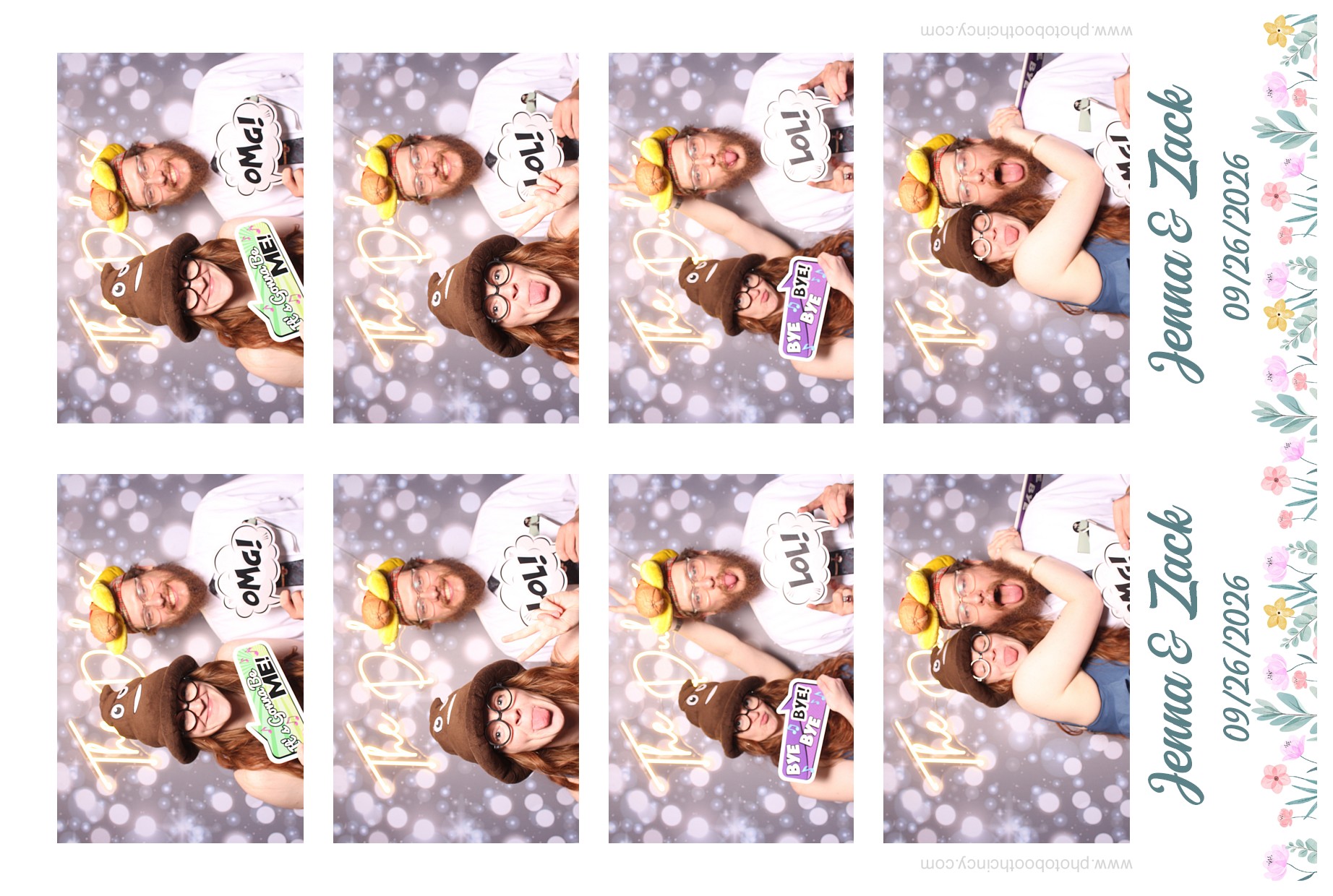 Jenna & Zack Reception | View more photos from the event at gallery.photoboothcincy.com/u/PhotoBoothCincy/Jenna-Zack-Reception