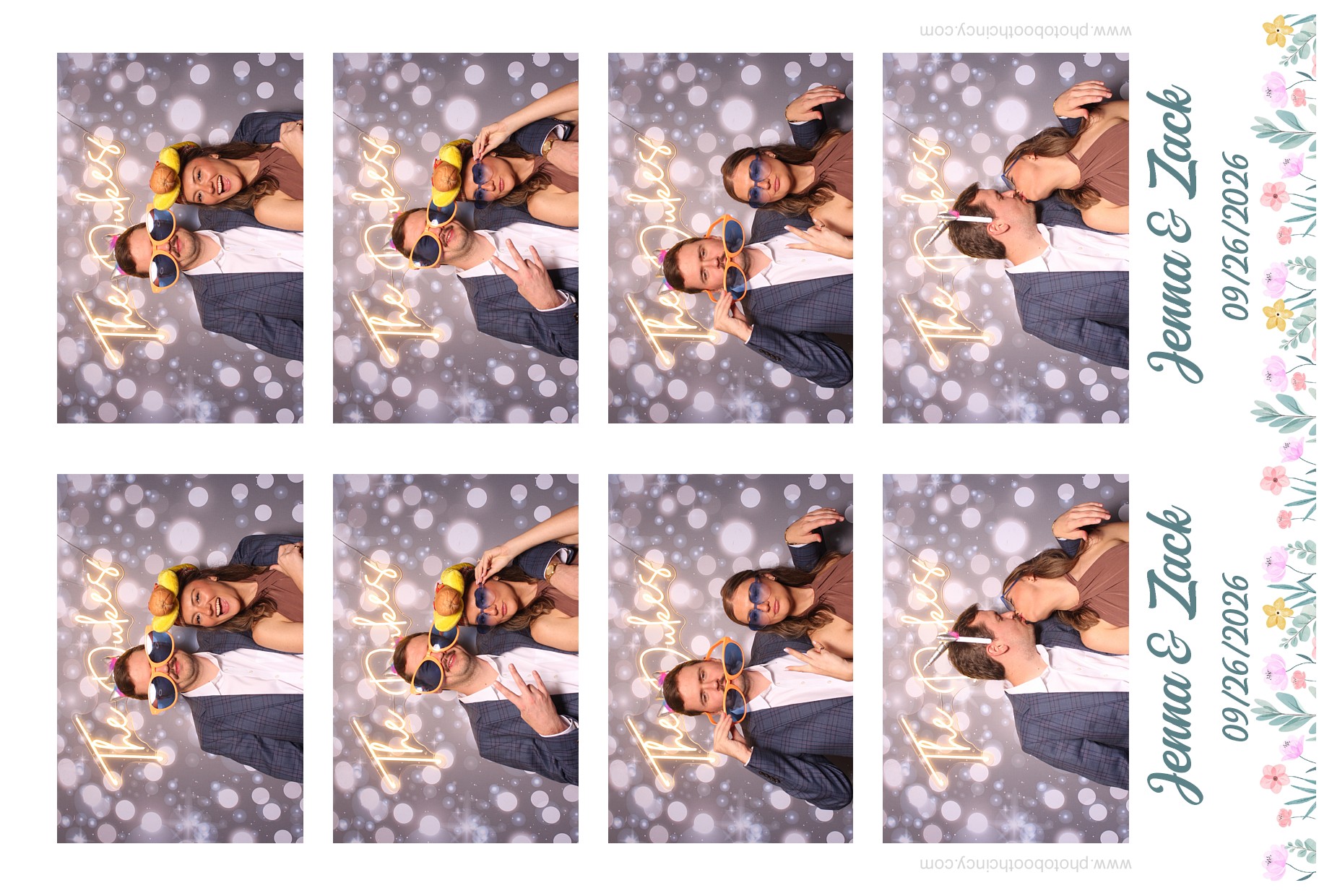 Jenna & Zack Reception | View more photos from the event at gallery.photoboothcincy.com/u/PhotoBoothCincy/Jenna-Zack-Reception
