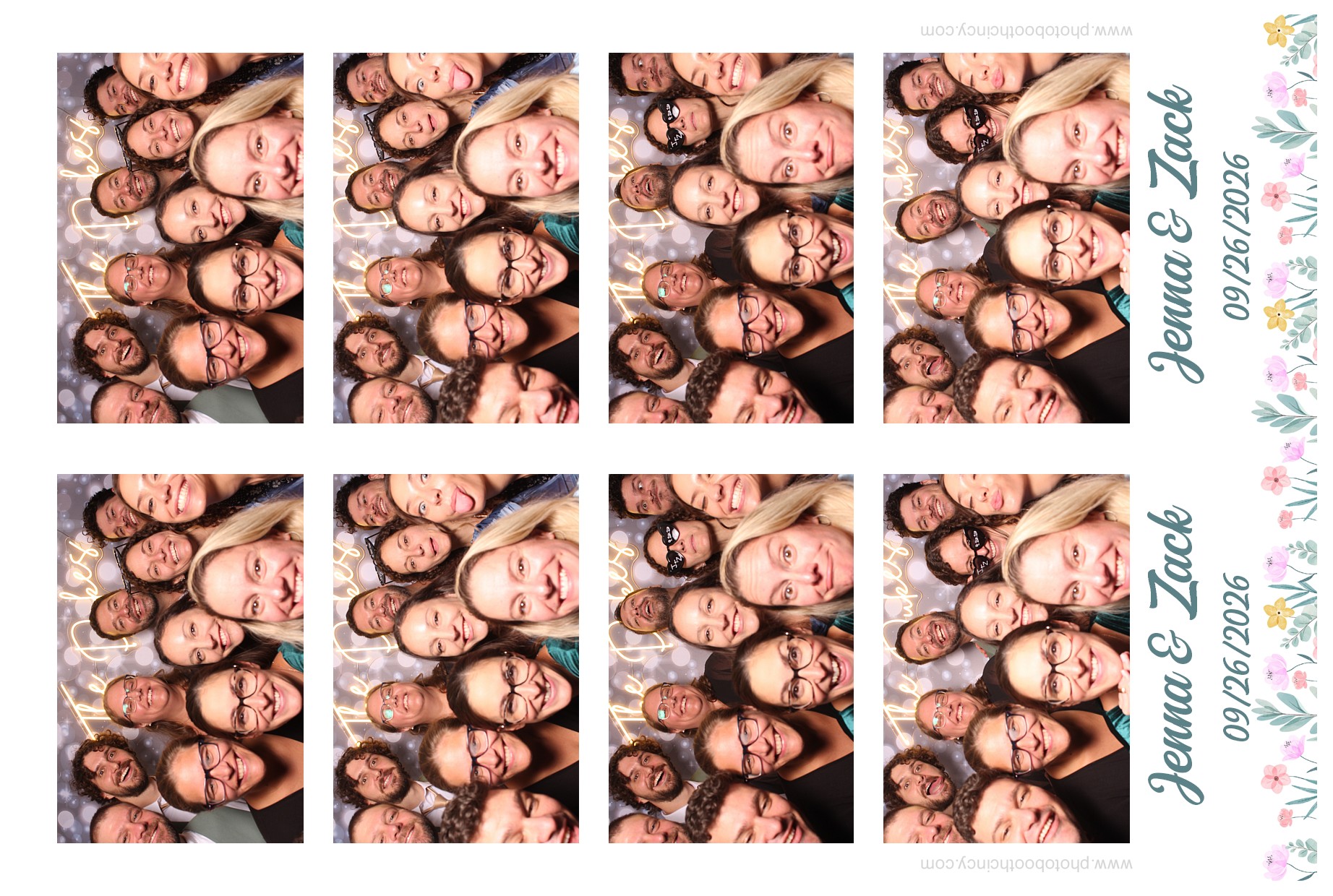Jenna & Zack Reception | View more photos from the event at gallery.photoboothcincy.com/u/PhotoBoothCincy/Jenna-Zack-Reception