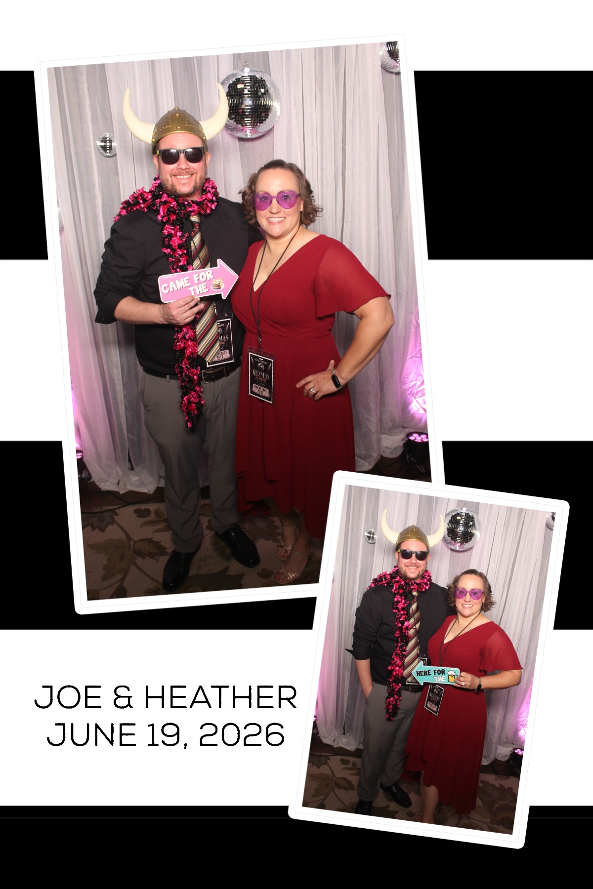 Joe & Heather | View more photos from the event at gallery.photoboothcincy.com/u/PhotoBoothCincy/Joe-Heather