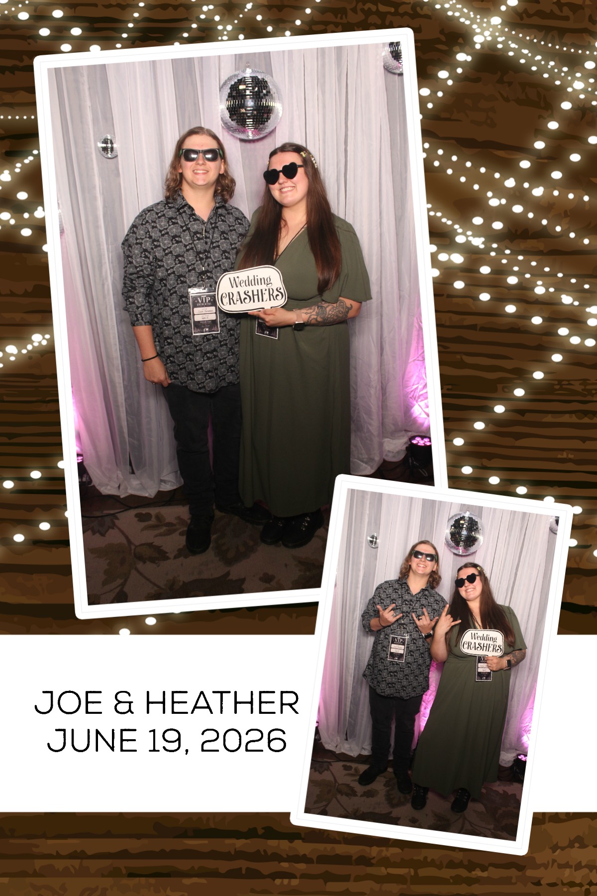 Joe & Heather | View more photos from the event at gallery.photoboothcincy.com/u/PhotoBoothCincy/Joe-Heather