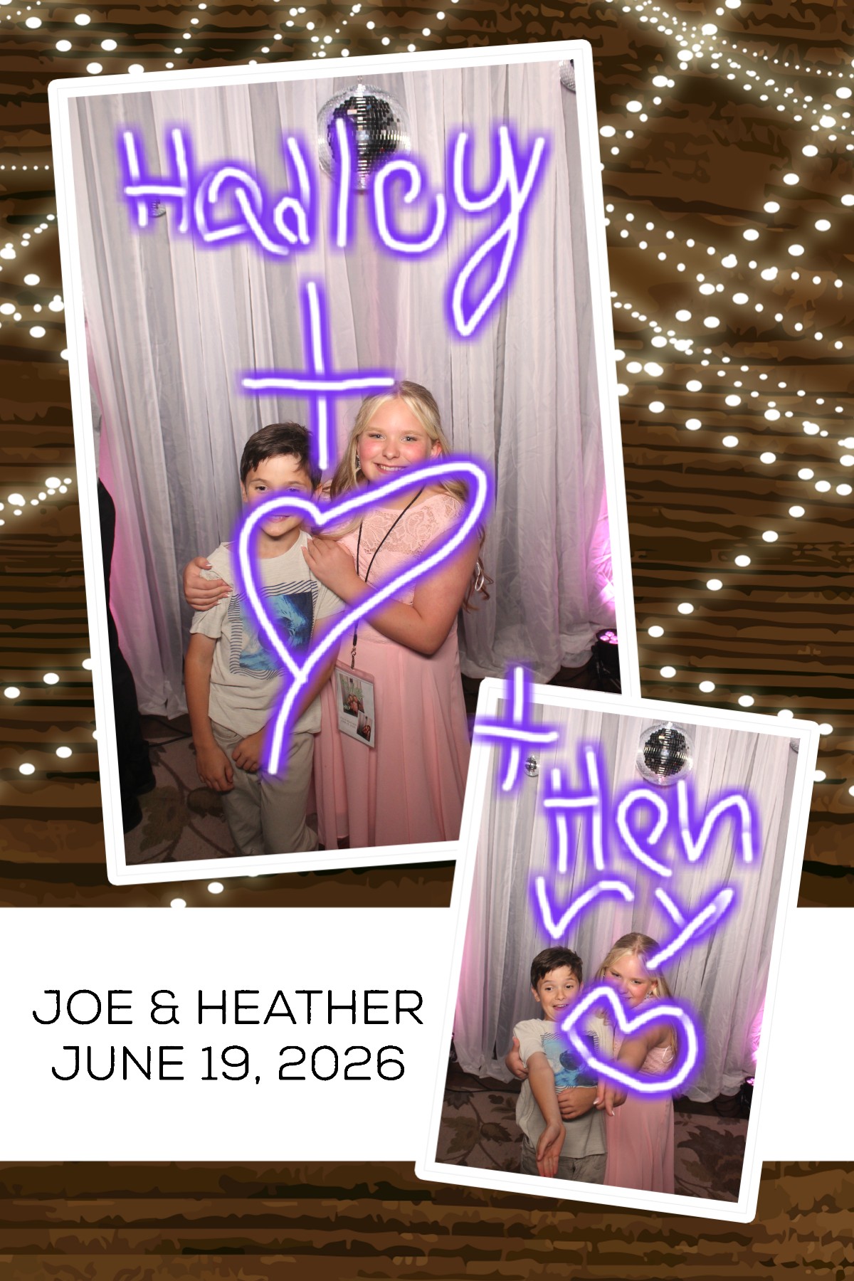 Joe & Heather | View more photos from the event at gallery.photoboothcincy.com/u/PhotoBoothCincy/Joe-Heather