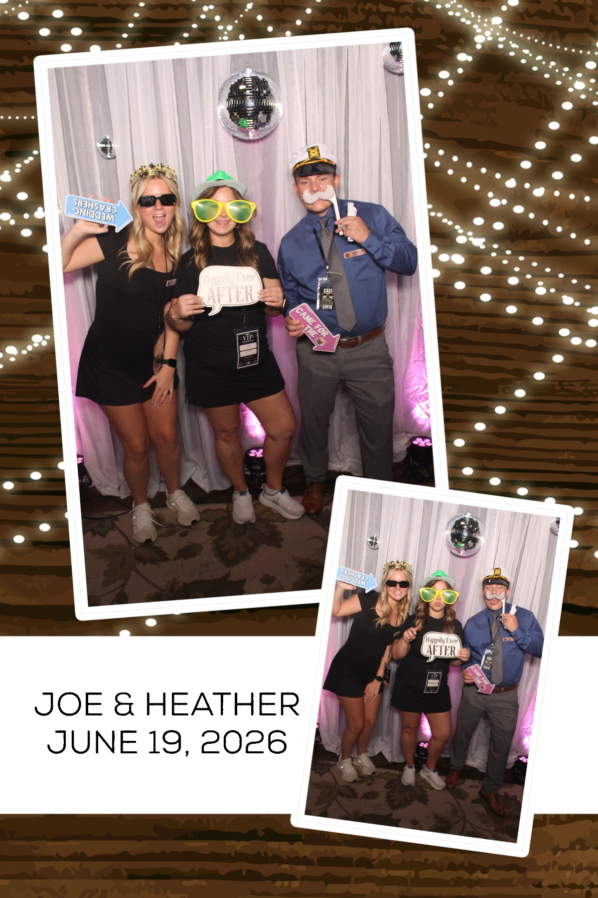 Joe & Heather | View more photos from the event at gallery.photoboothcincy.com/u/PhotoBoothCincy/Joe-Heather