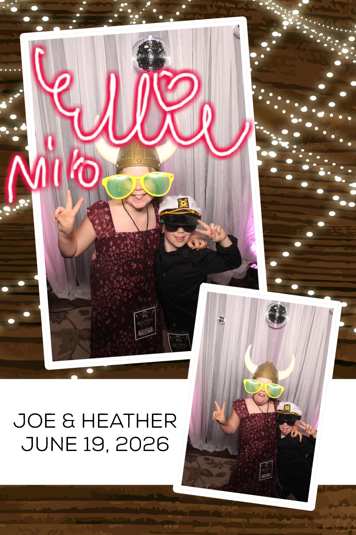 Joe & Heather | View more photos from the event at gallery.photoboothcincy.com/u/PhotoBoothCincy/Joe-Heather