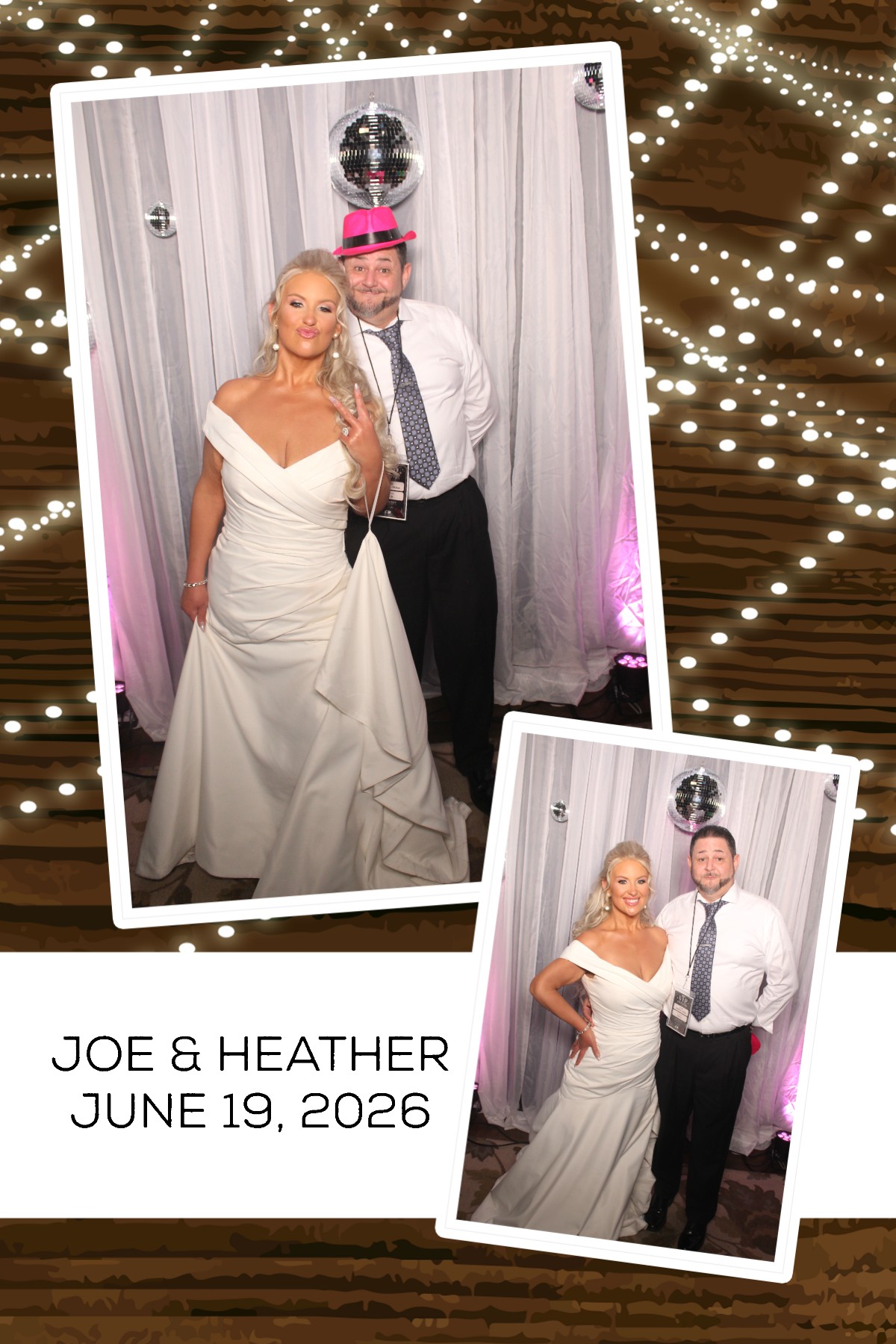 Joe & Heather | View more photos from the event at gallery.photoboothcincy.com/u/PhotoBoothCincy/Joe-Heather