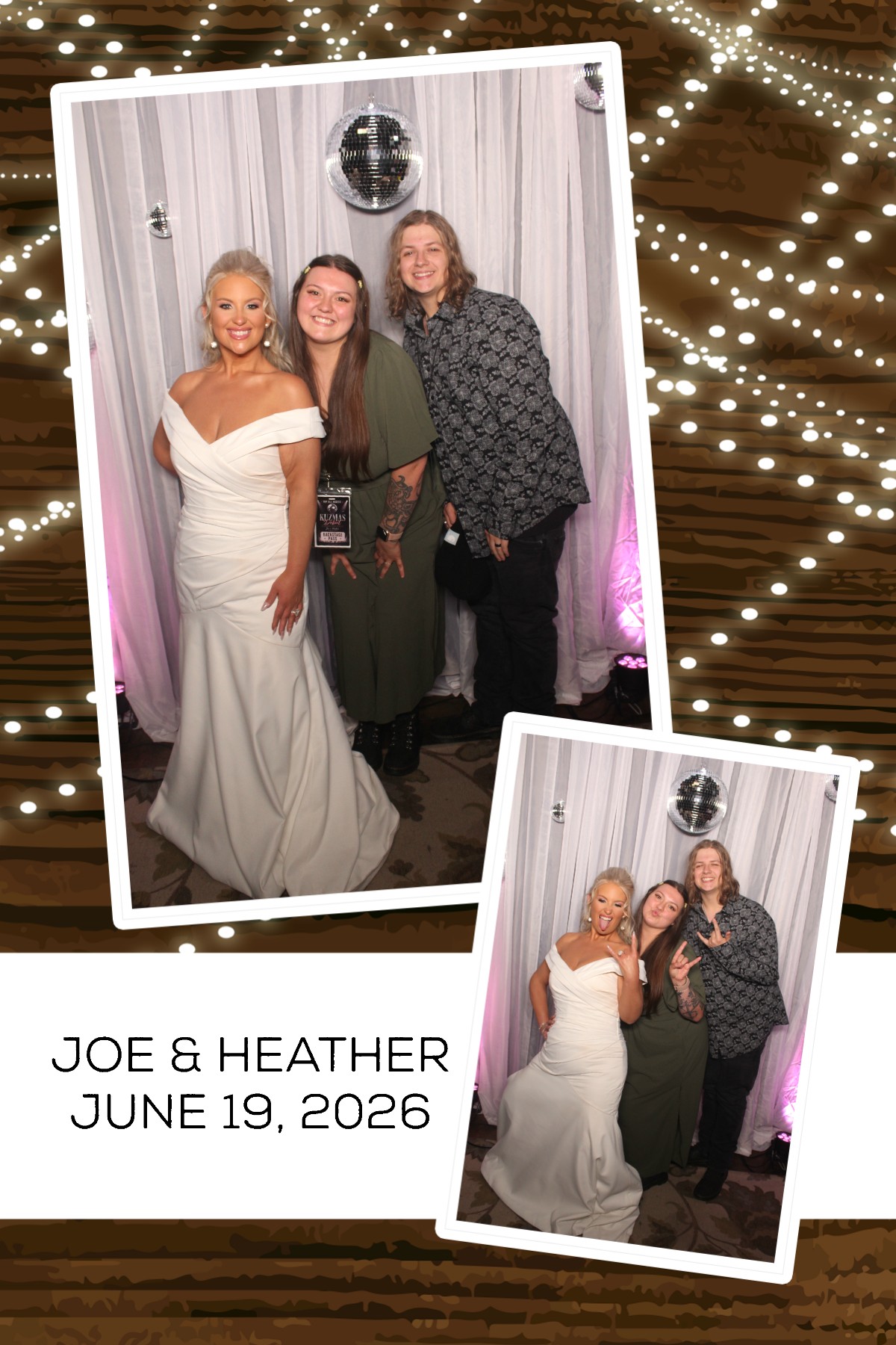 Joe & Heather | View more photos from the event at gallery.photoboothcincy.com/u/PhotoBoothCincy/Joe-Heather