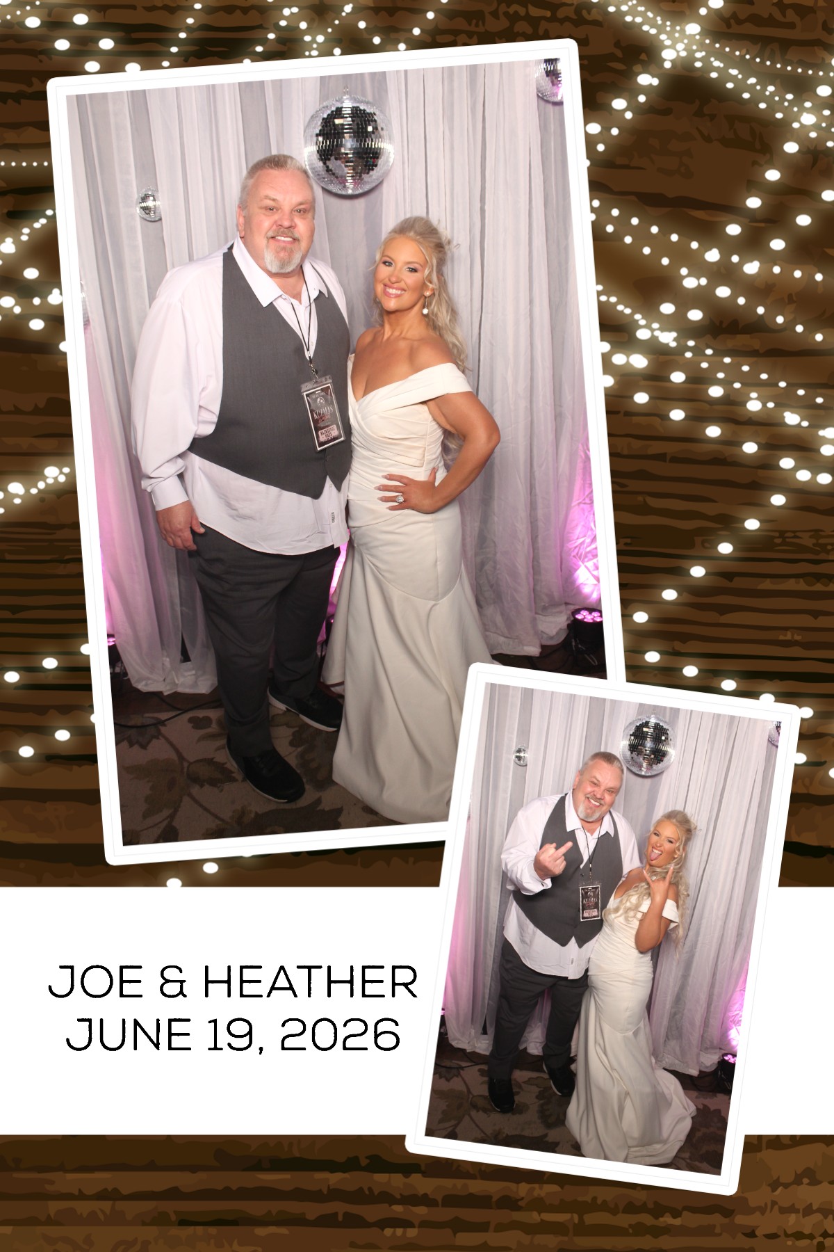 Joe & Heather | View more photos from the event at gallery.photoboothcincy.com/u/PhotoBoothCincy/Joe-Heather