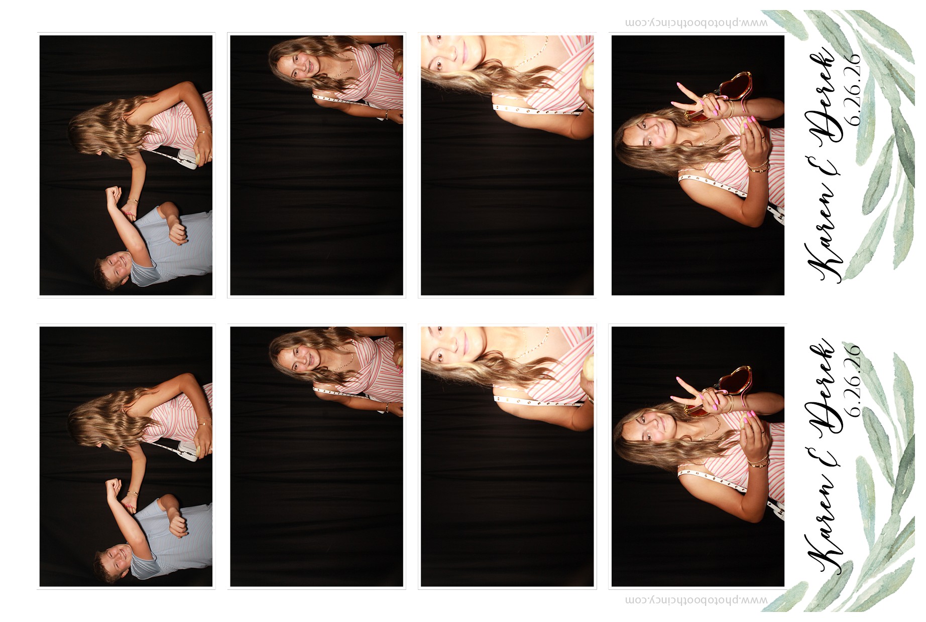 Karen & Derek | View more photos from the event at gallery.photoboothcincy.com/u/PhotoBoothCincy/Karen-Derek