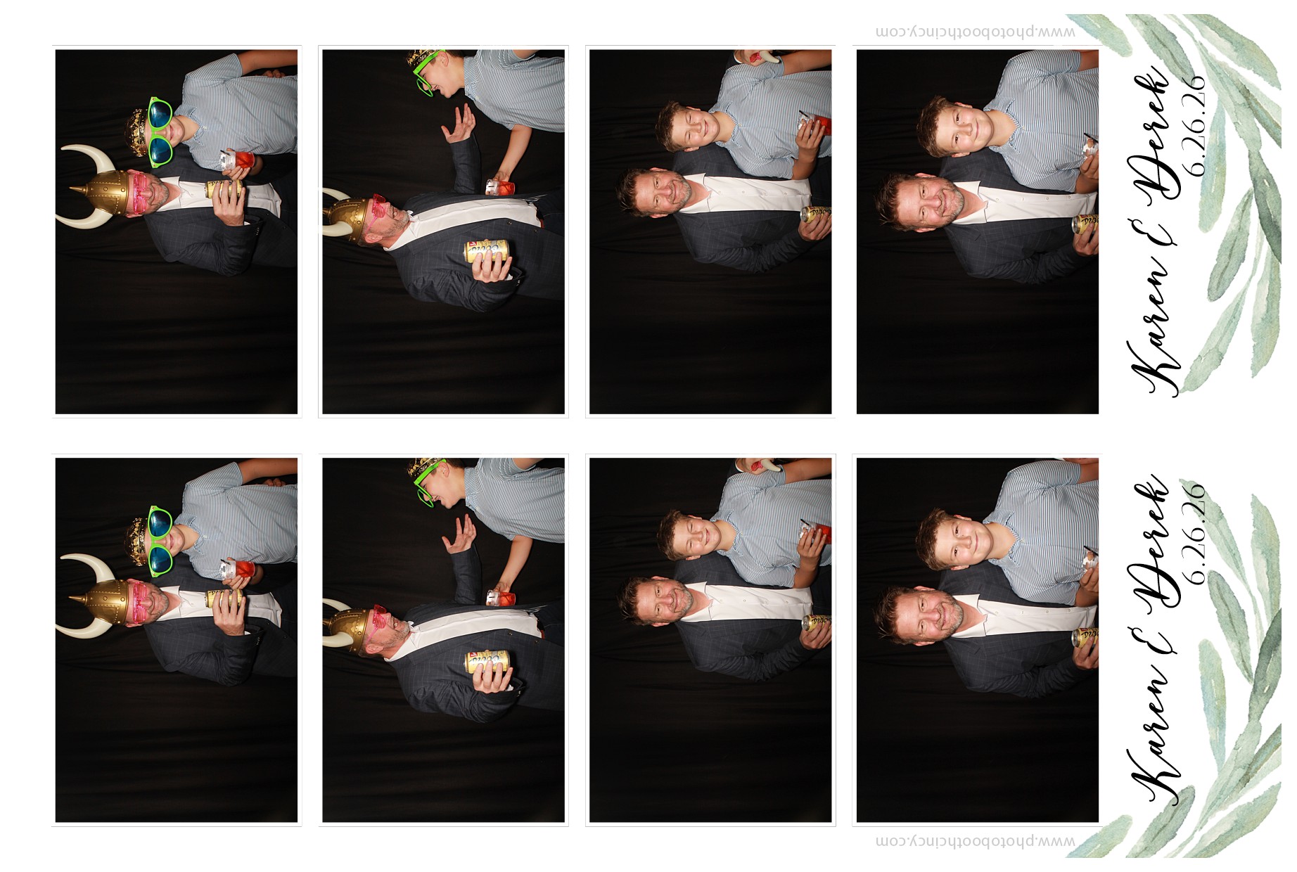 Karen & Derek | View more photos from the event at gallery.photoboothcincy.com/u/PhotoBoothCincy/Karen-Derek