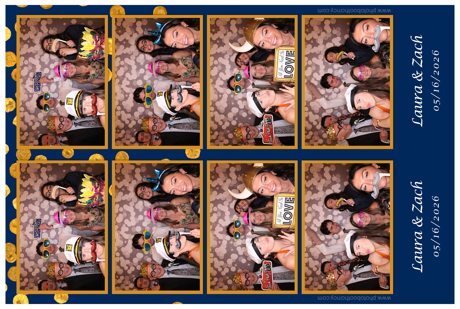 Laura & Zach Reception | View more photos from the event at gallery.photoboothcincy.com/u/PhotoBoothCincy/Laura-Zach-Reception