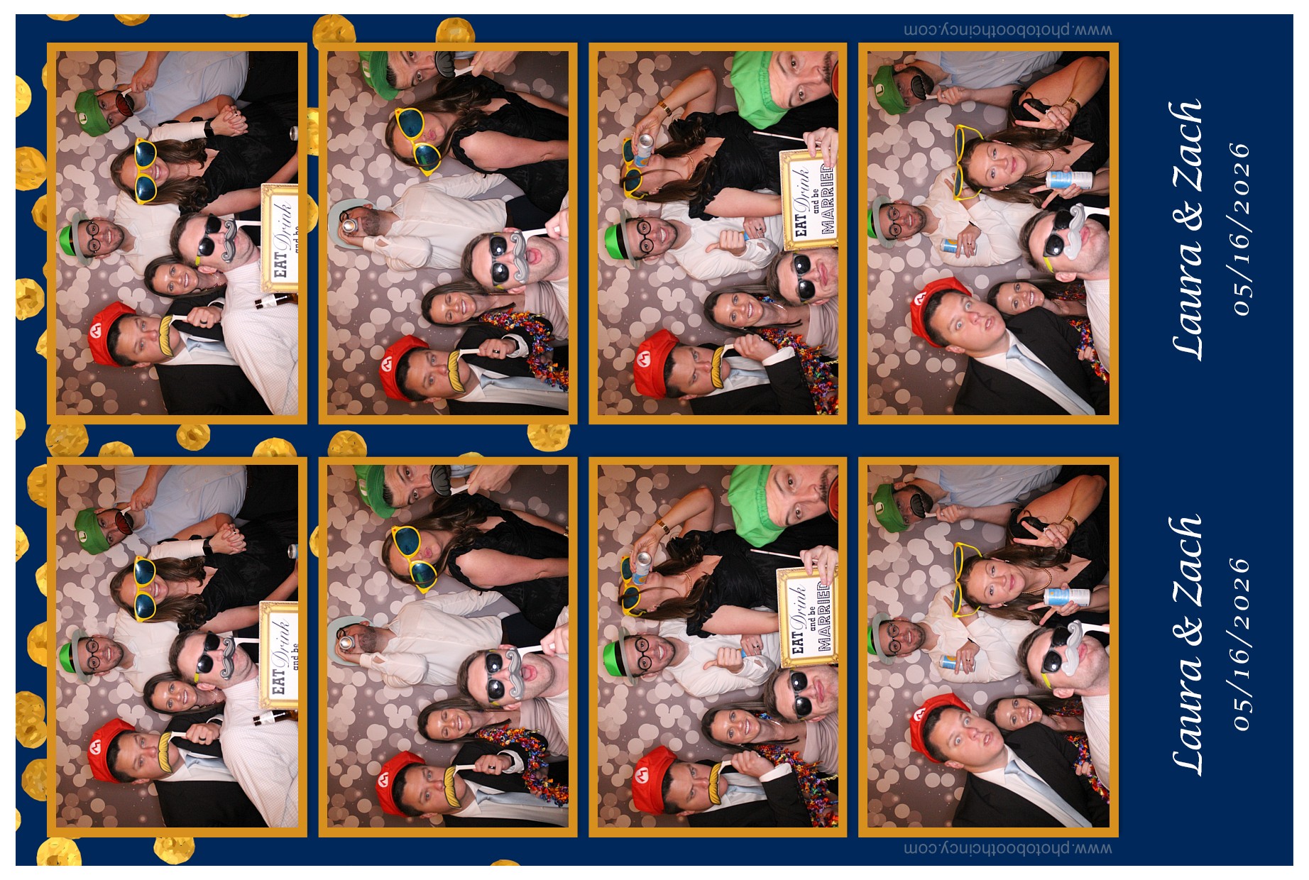 Laura & Zach Reception | View more photos from the event at gallery.photoboothcincy.com/u/PhotoBoothCincy/Laura-Zach-Reception