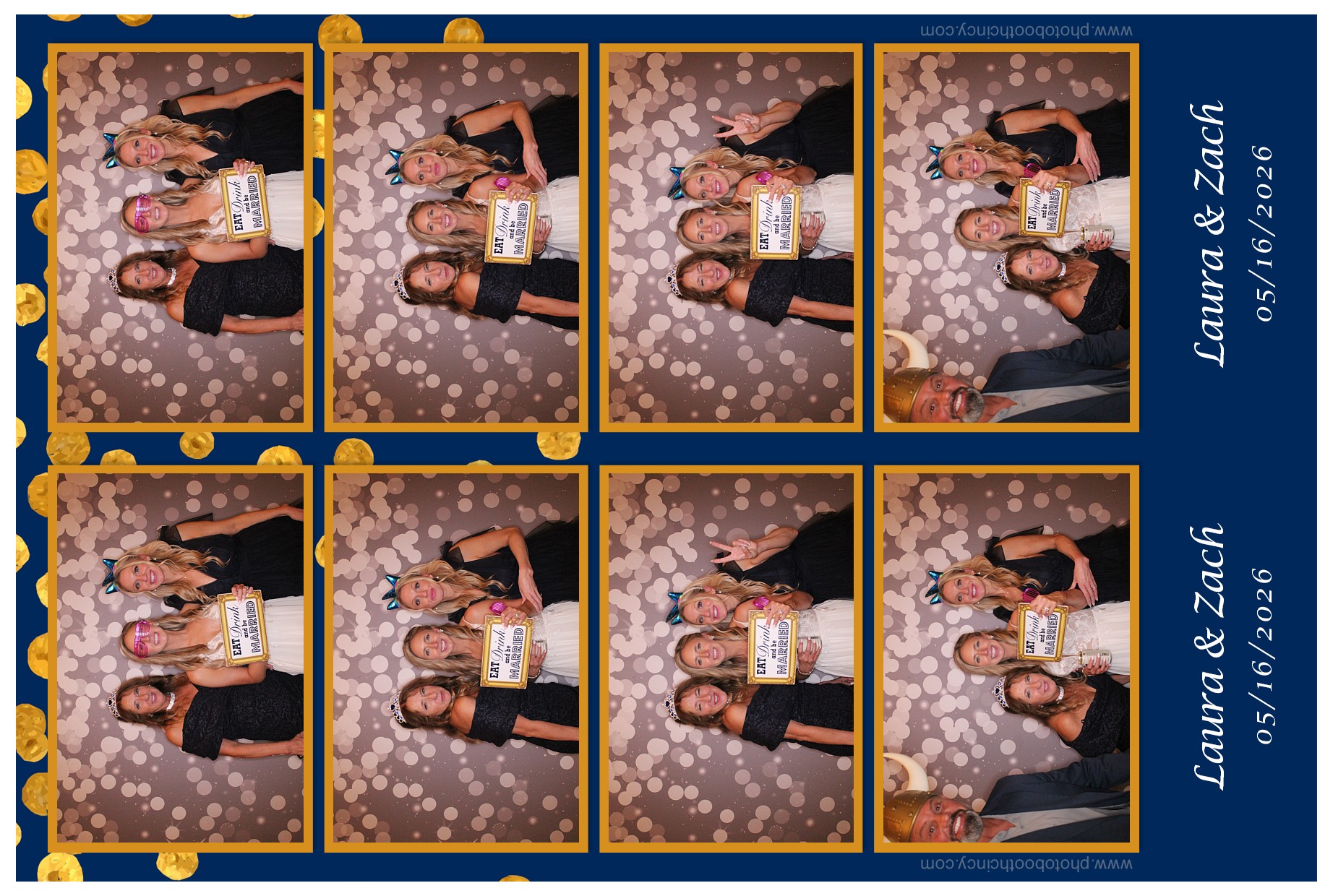Laura & Zach Reception | View more photos from the event at gallery.photoboothcincy.com/u/PhotoBoothCincy/Laura-Zach-Reception
