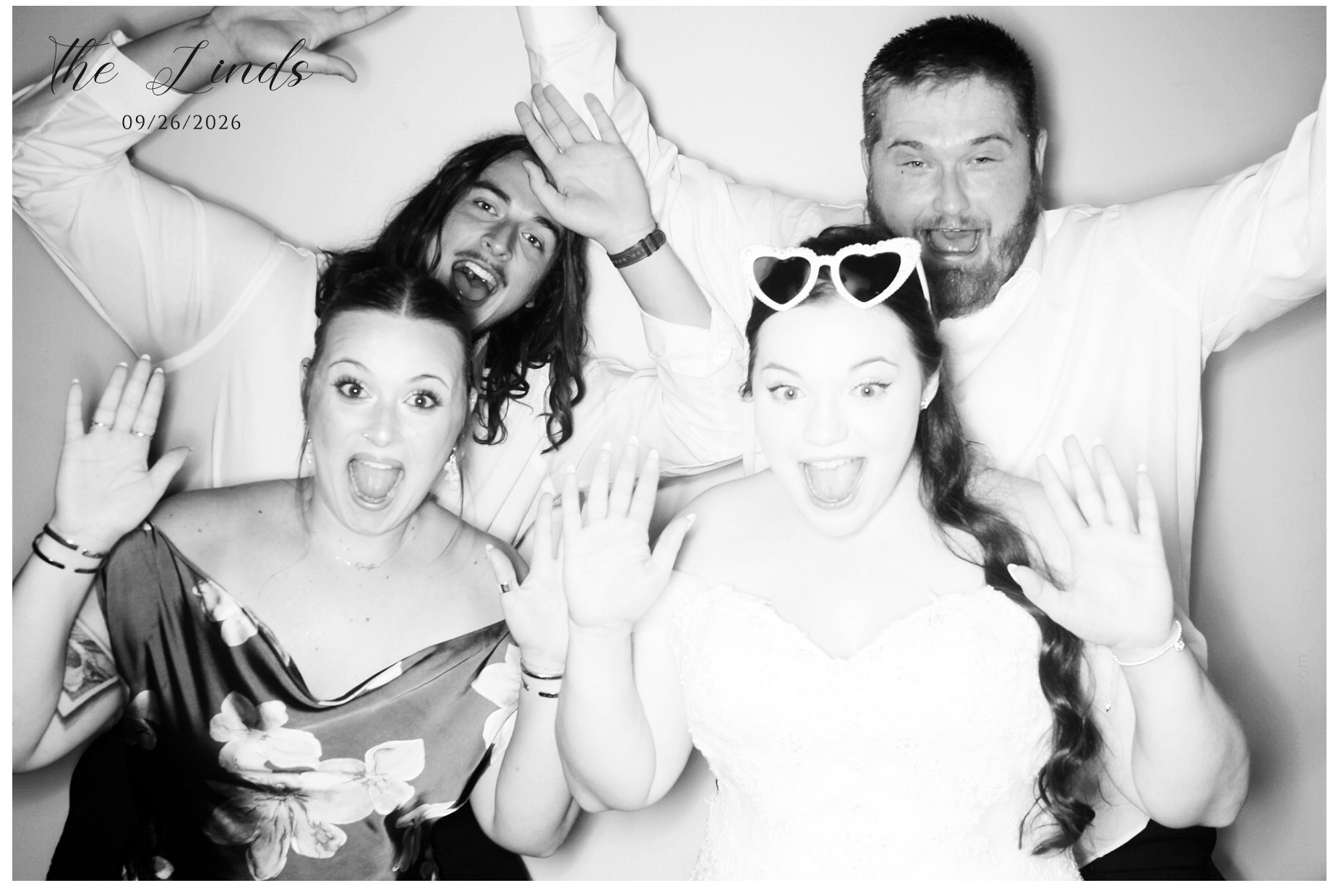 Linds Reception | View more photos from the event at gallery.photoboothcincy.com/u/PhotoBoothCincy/Linds-Reception