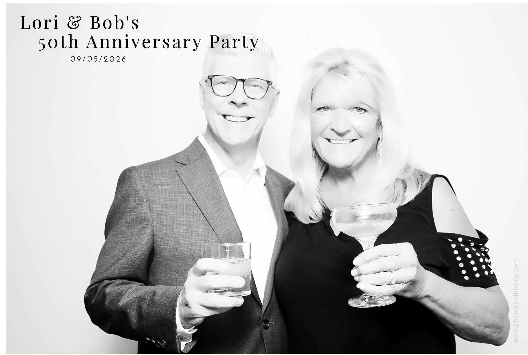 Lori & Bob's 50th Anniversary | View more photos from the event at gallery.photoboothcincy.com/u/PhotoBoothCincy/Lori-Bobs-50th-Anniversary