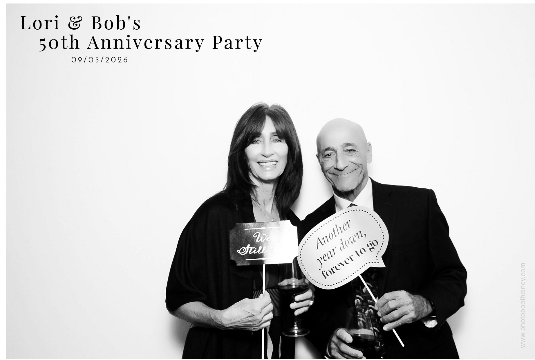 Lori & Bob's 50th Anniversary | View more photos from the event at gallery.photoboothcincy.com/u/PhotoBoothCincy/Lori-Bobs-50th-Anniversary