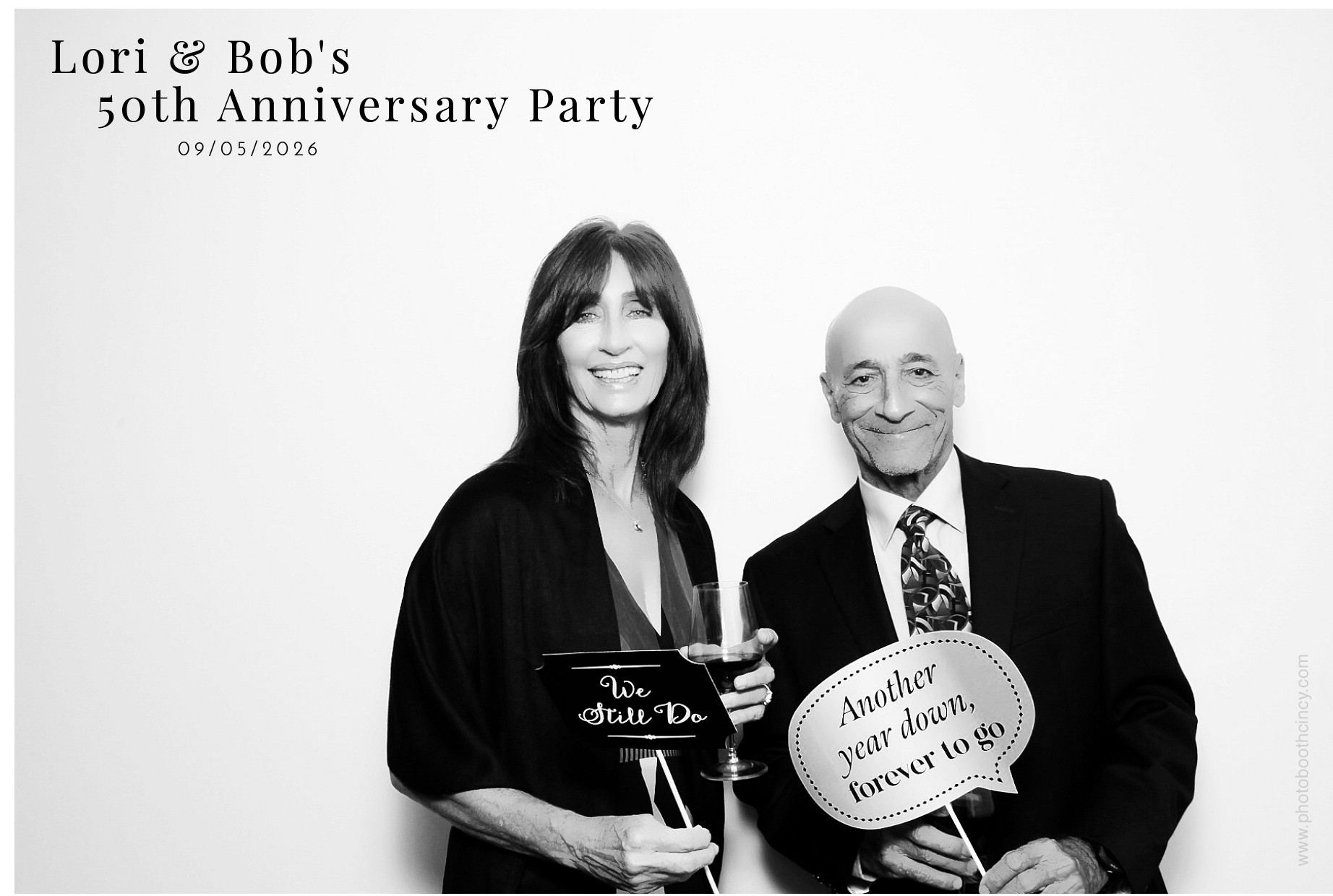 Lori & Bob's 50th Anniversary | View more photos from the event at gallery.photoboothcincy.com/u/PhotoBoothCincy/Lori-Bobs-50th-Anniversary