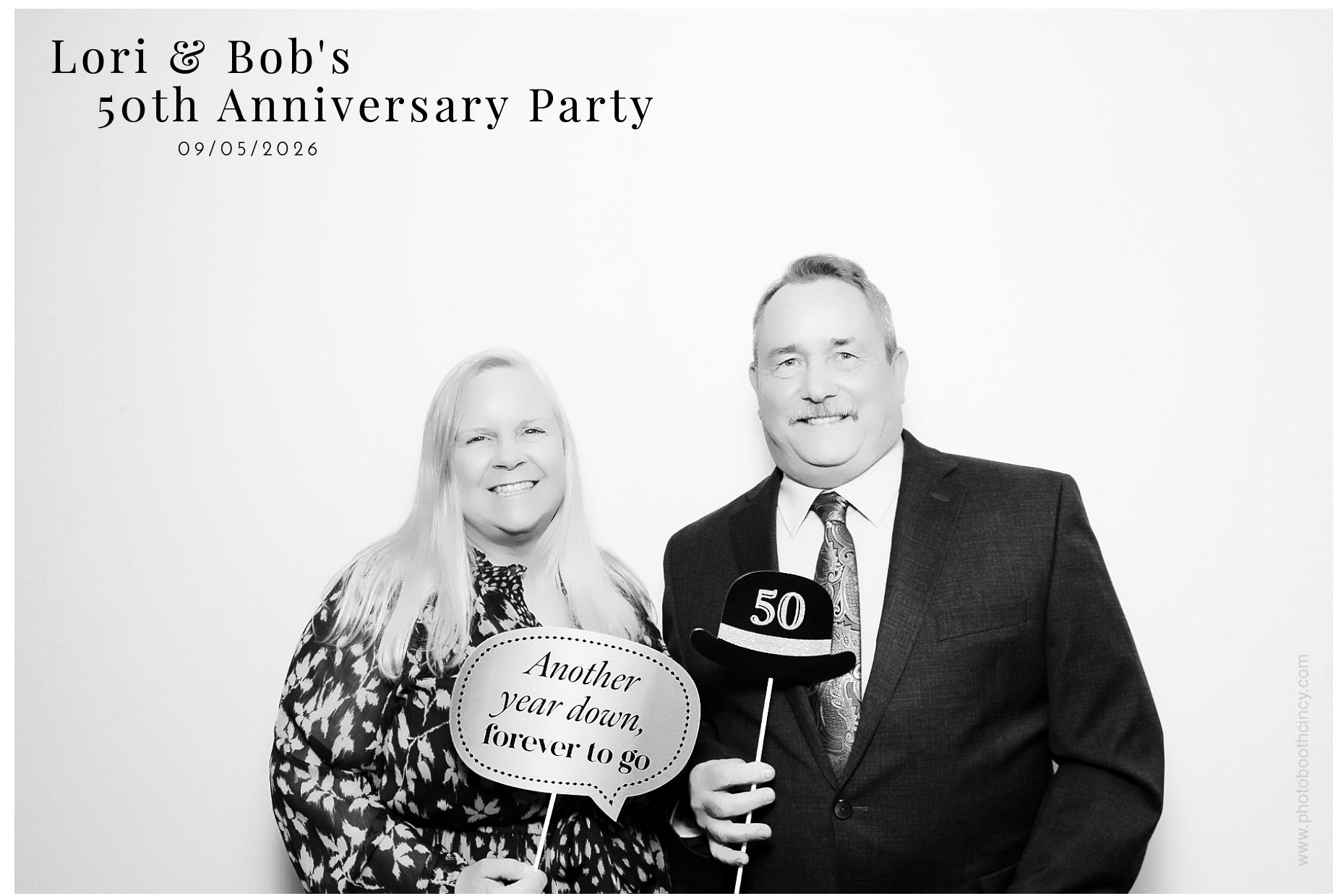 Lori & Bob's 50th Anniversary | View more photos from the event at gallery.photoboothcincy.com/u/PhotoBoothCincy/Lori-Bobs-50th-Anniversary