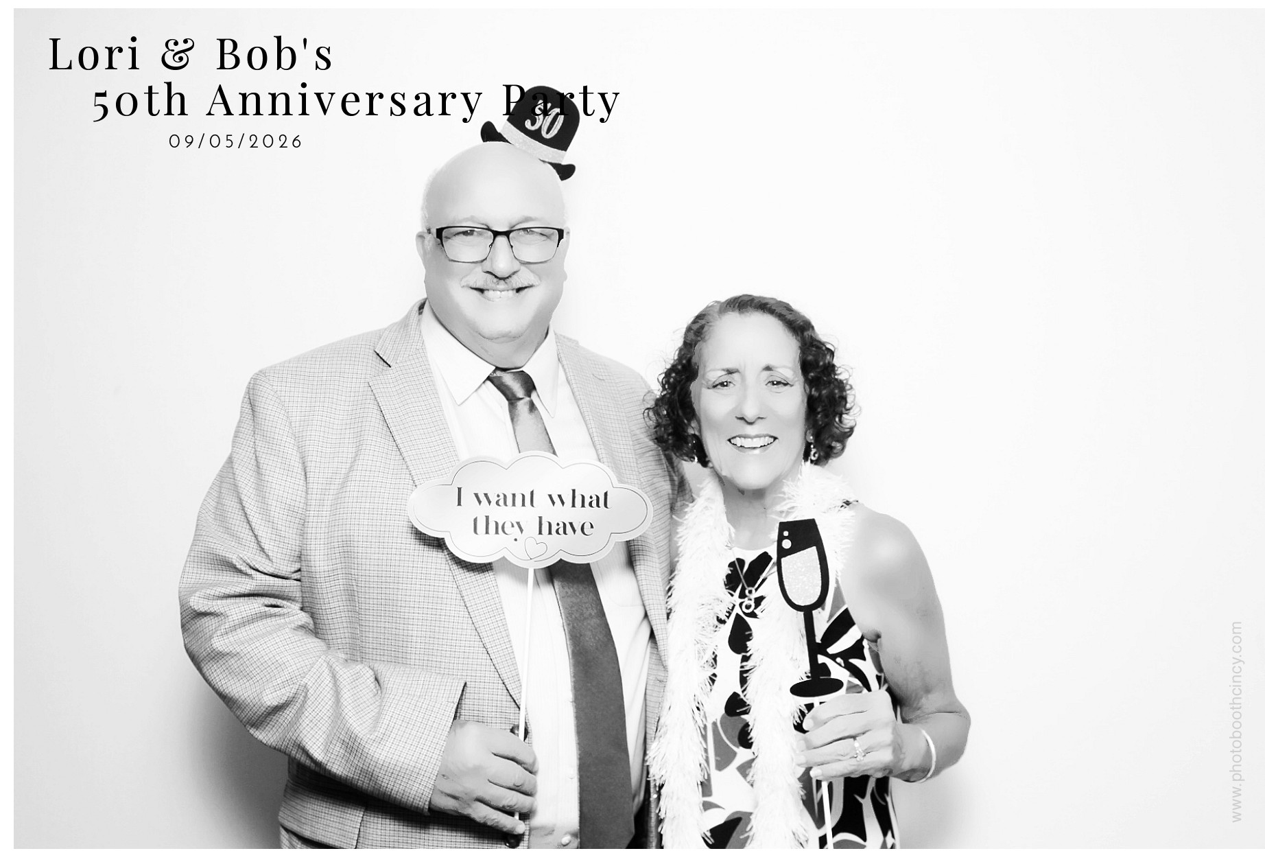 Lori & Bob's 50th Anniversary | View more photos from the event at gallery.photoboothcincy.com/u/PhotoBoothCincy/Lori-Bobs-50th-Anniversary