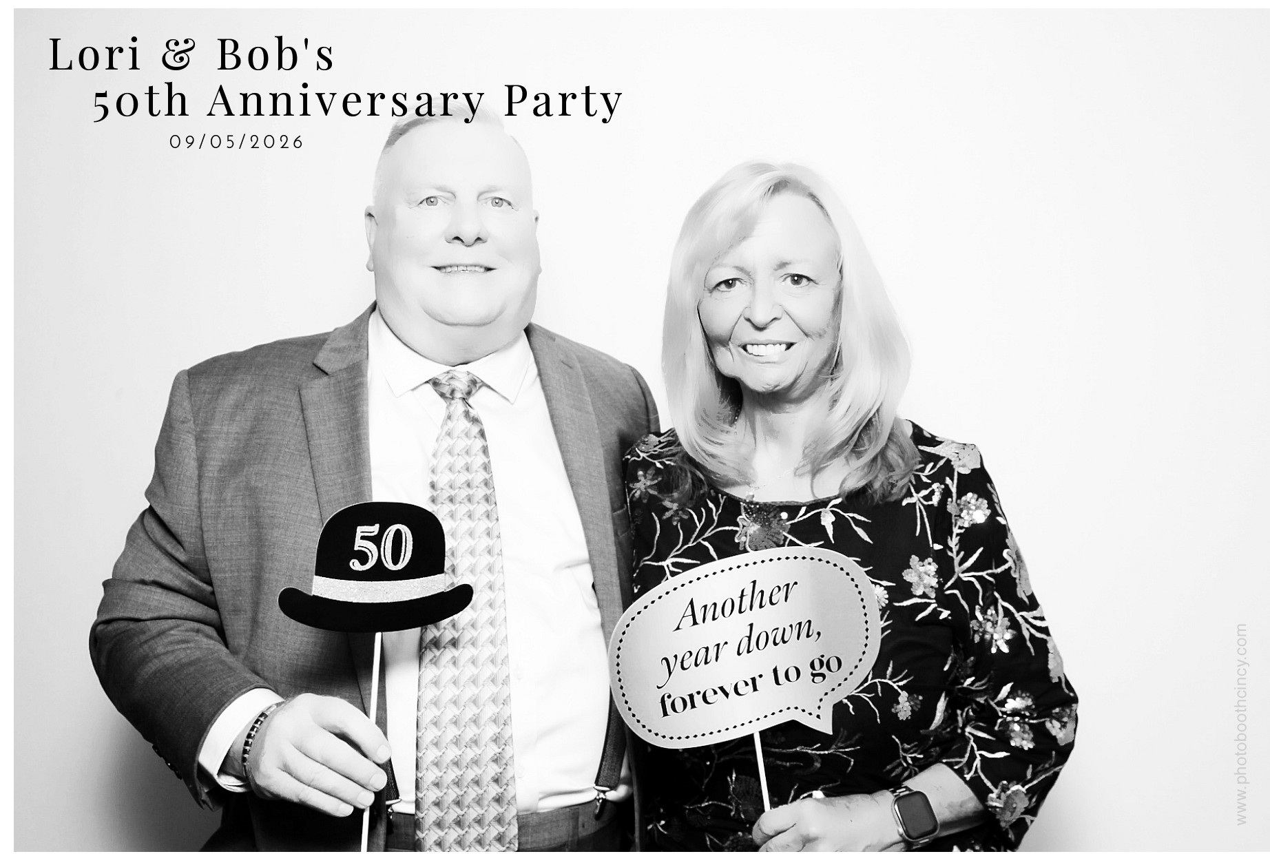 Lori & Bob's 50th Anniversary | View more photos from the event at gallery.photoboothcincy.com/u/PhotoBoothCincy/Lori-Bobs-50th-Anniversary