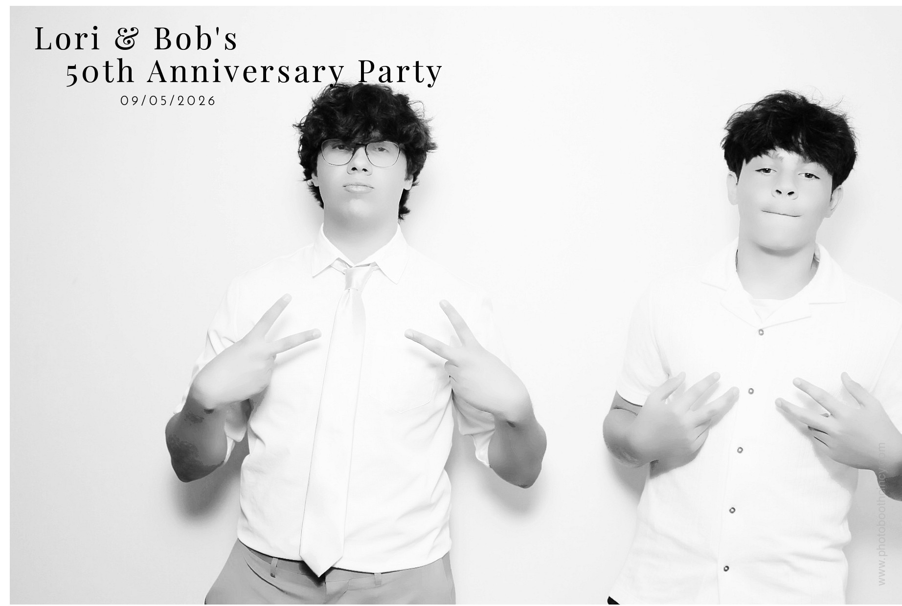 Lori & Bob's 50th Anniversary | View more photos from the event at gallery.photoboothcincy.com/u/PhotoBoothCincy/Lori-Bobs-50th-Anniversary