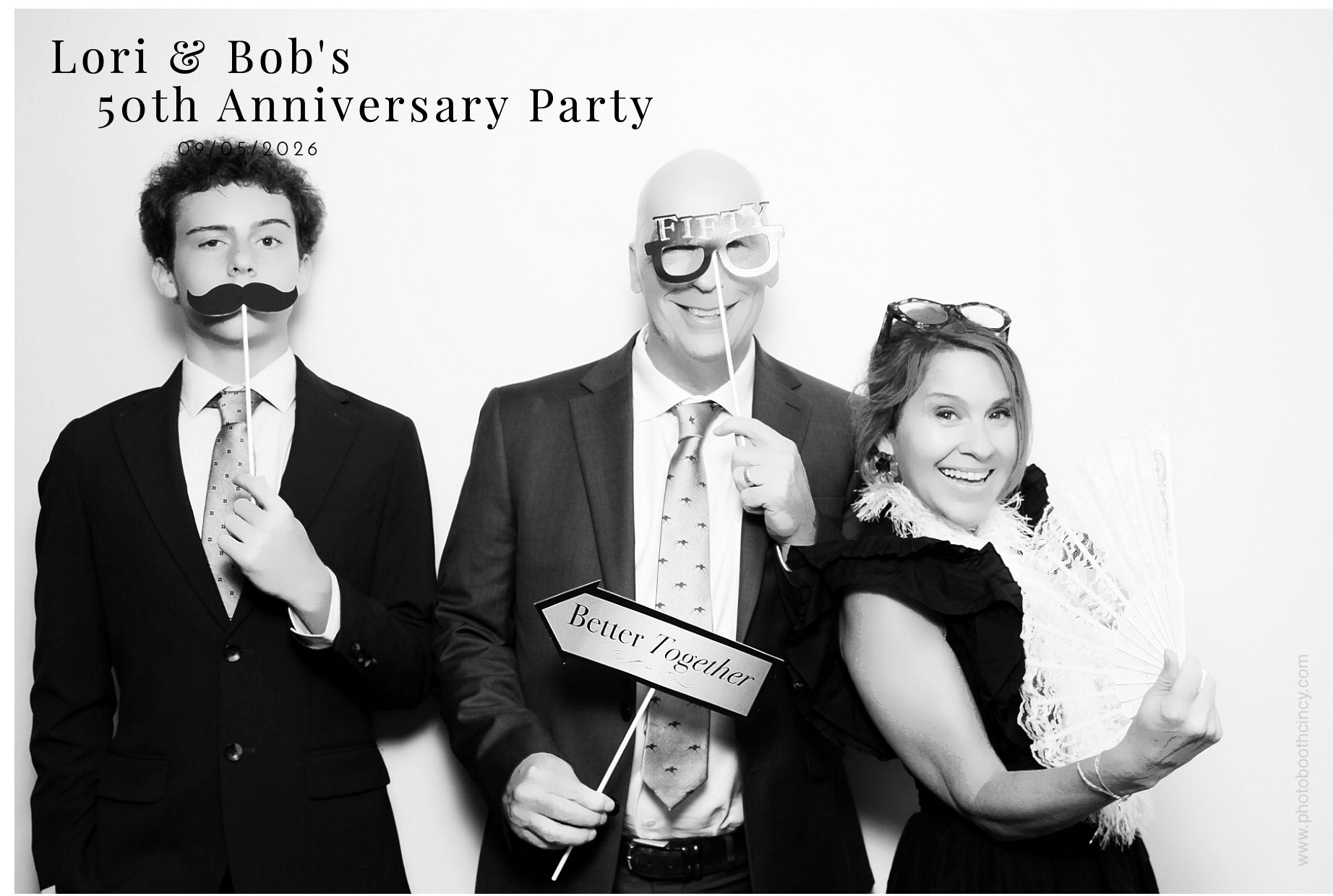 Lori & Bob's 50th Anniversary | View more photos from the event at gallery.photoboothcincy.com/u/PhotoBoothCincy/Lori-Bobs-50th-Anniversary