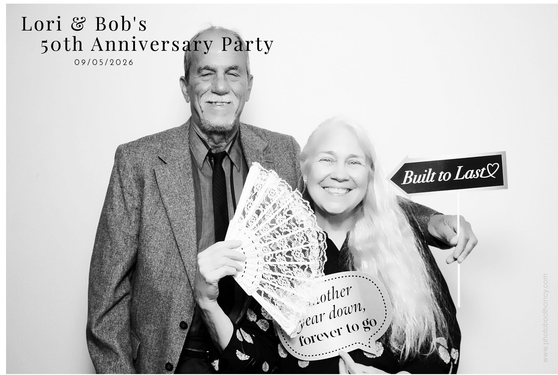 Lori & Bob's 50th Anniversary | View more photos from the event at gallery.photoboothcincy.com/u/PhotoBoothCincy/Lori-Bobs-50th-Anniversary