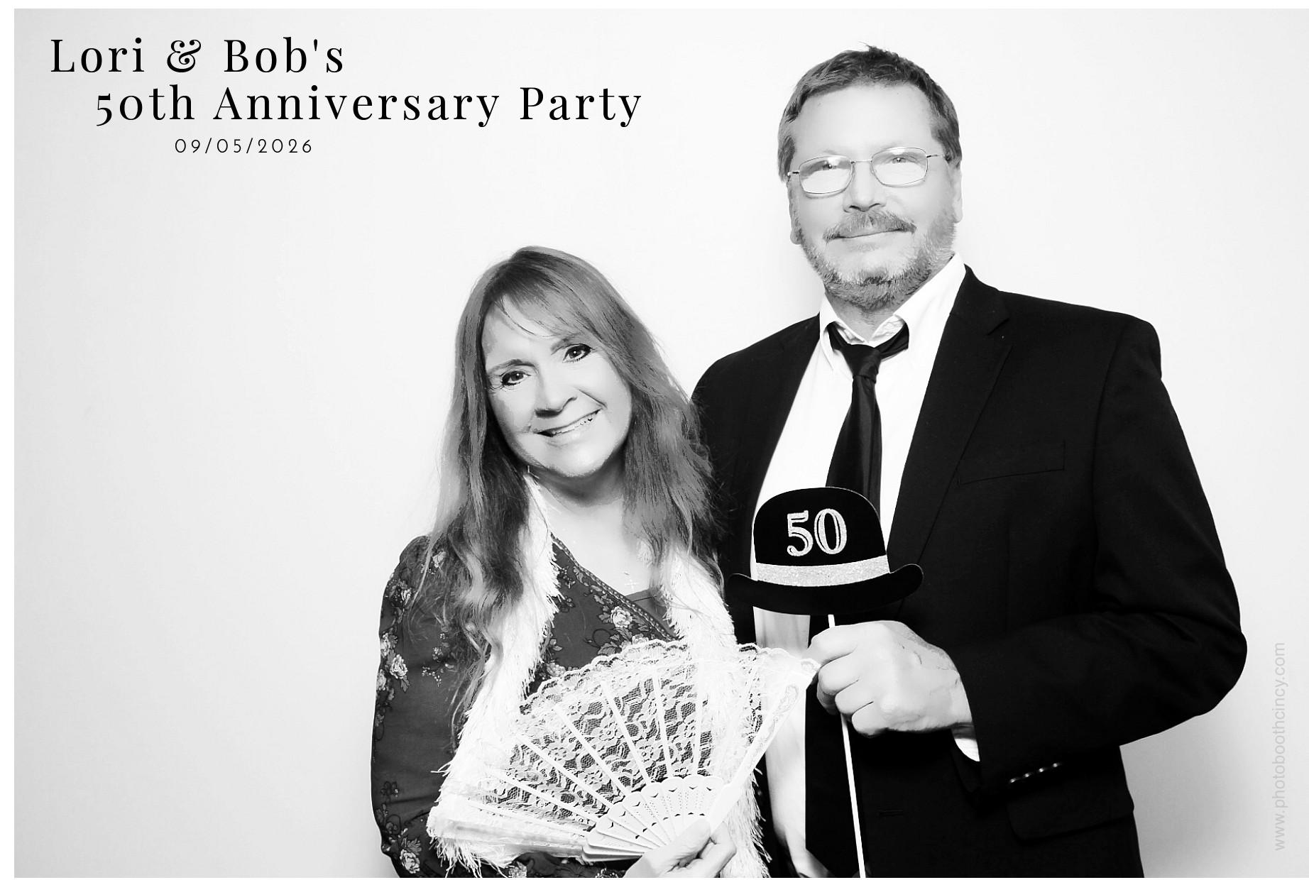 Lori & Bob's 50th Anniversary | View more photos from the event at gallery.photoboothcincy.com/u/PhotoBoothCincy/Lori-Bobs-50th-Anniversary