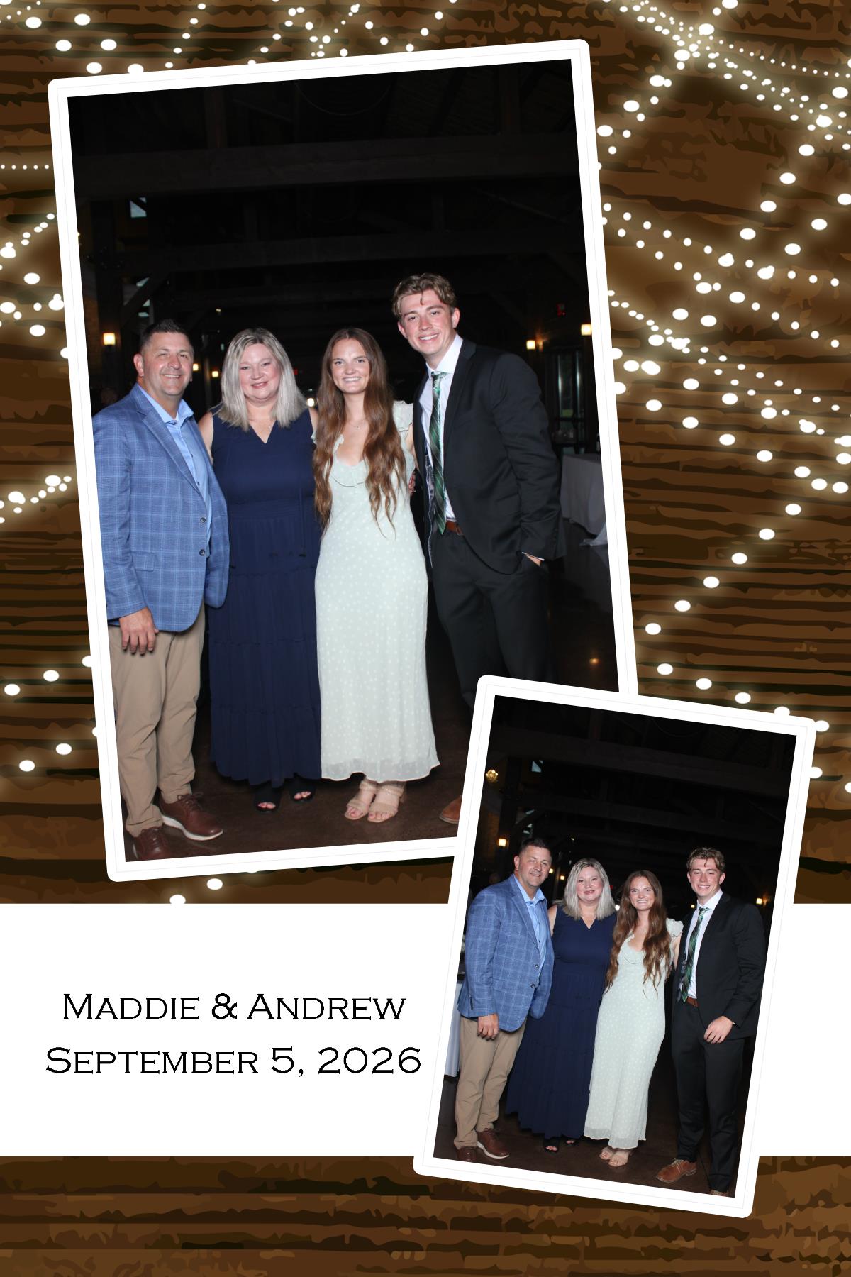 Maddie & Andrews | View more photos from the event at gallery.photoboothcincy.com/u/PhotoBoothCincy/Maddie-Andrews