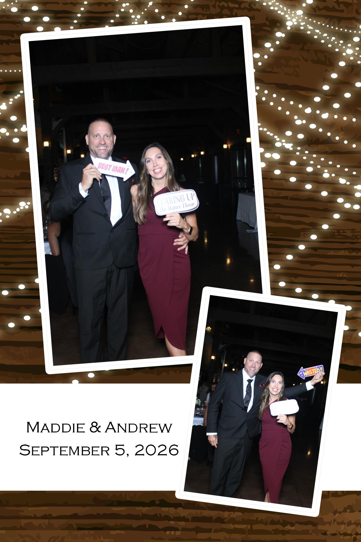 Maddie & Andrews | View more photos from the event at gallery.photoboothcincy.com/u/PhotoBoothCincy/Maddie-Andrews