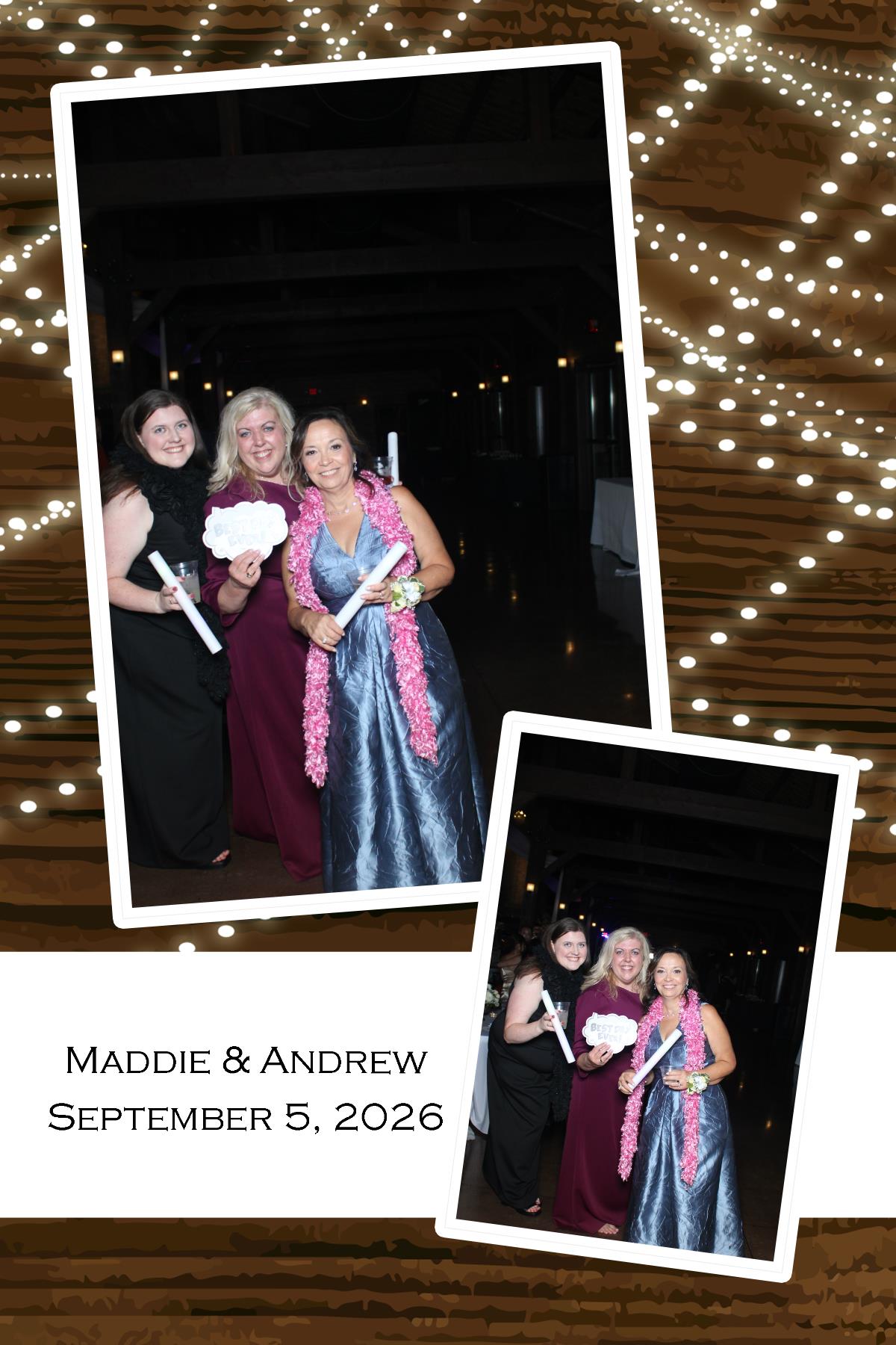 Maddie & Andrews | View more photos from the event at gallery.photoboothcincy.com/u/PhotoBoothCincy/Maddie-Andrews