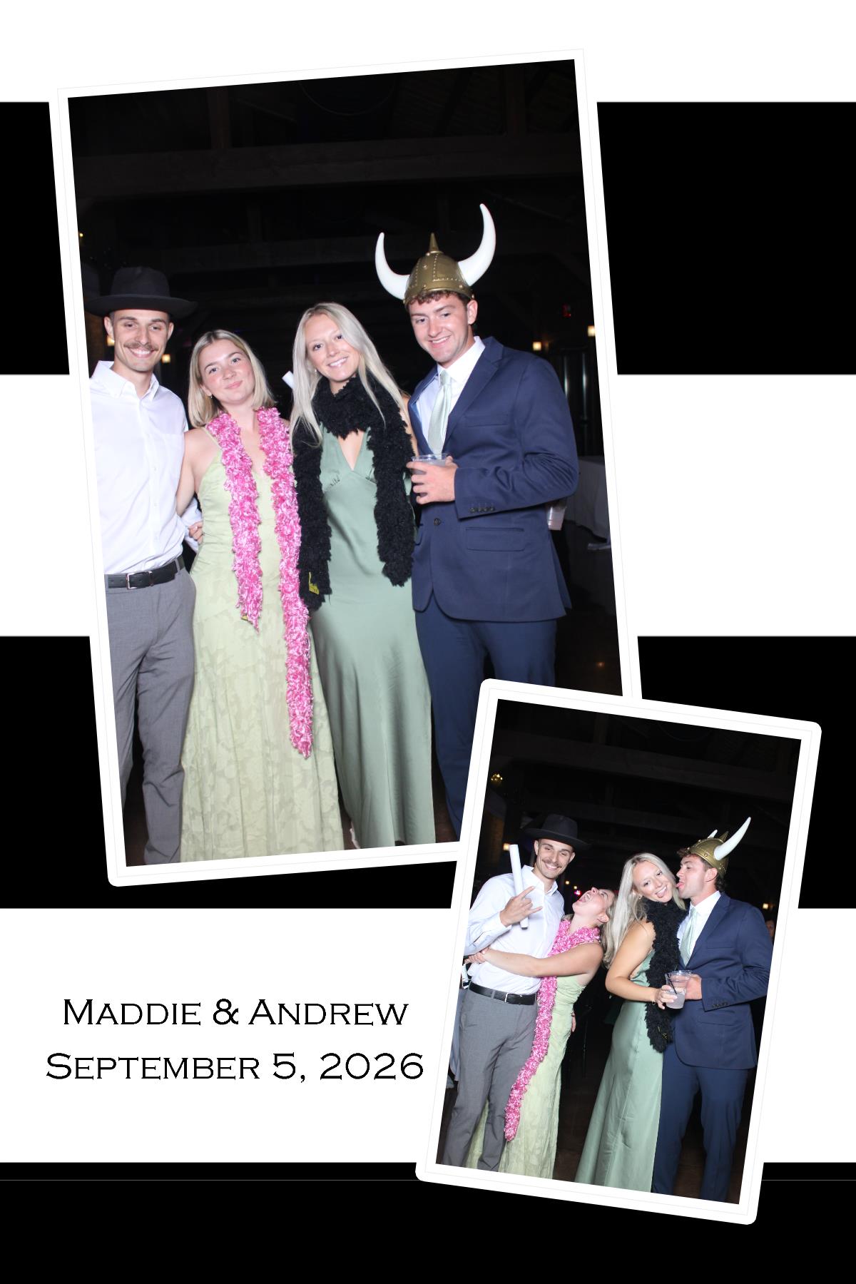 Maddie & Andrews | View more photos from the event at gallery.photoboothcincy.com/u/PhotoBoothCincy/Maddie-Andrews