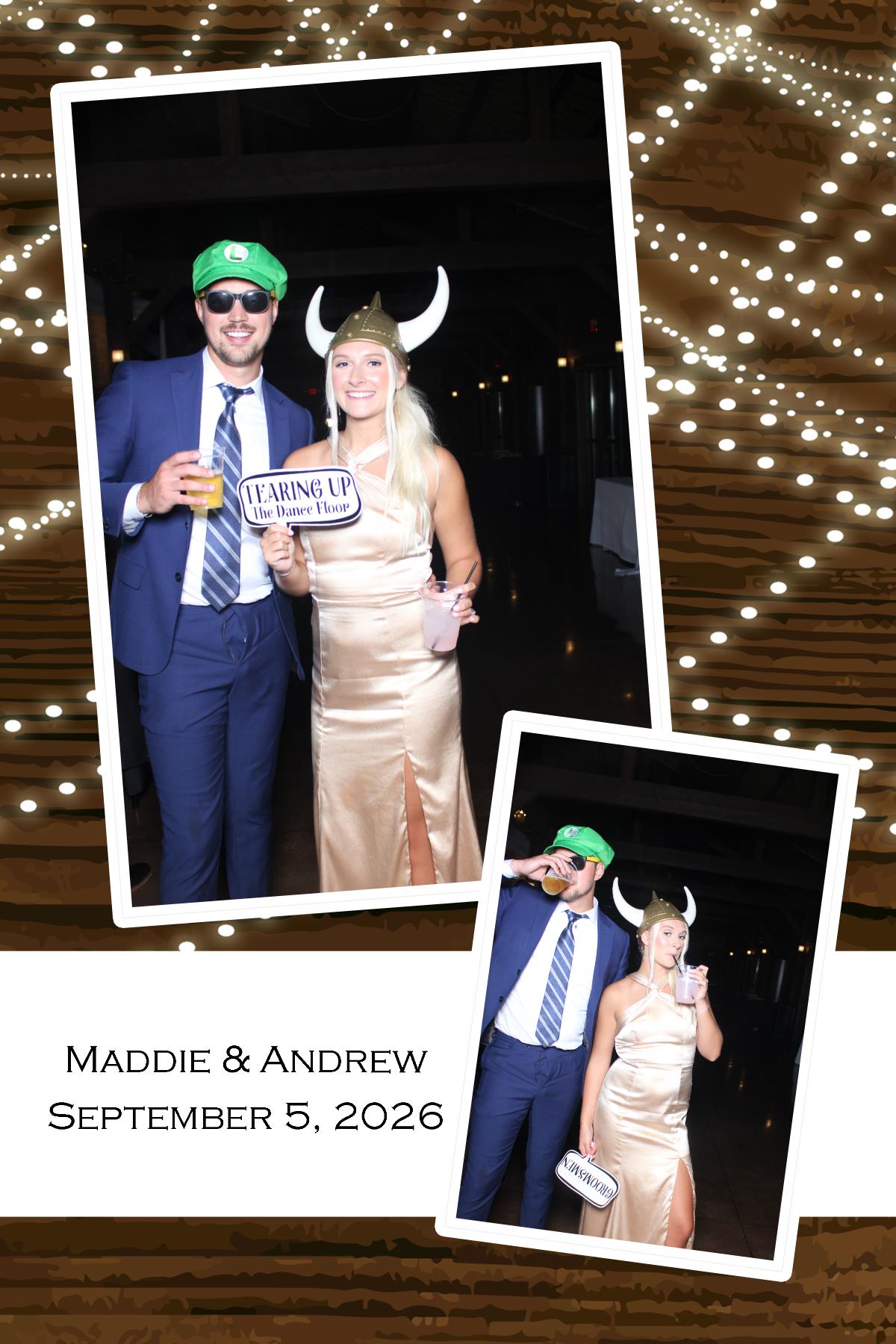 Maddie & Andrews | View more photos from the event at gallery.photoboothcincy.com/u/PhotoBoothCincy/Maddie-Andrews